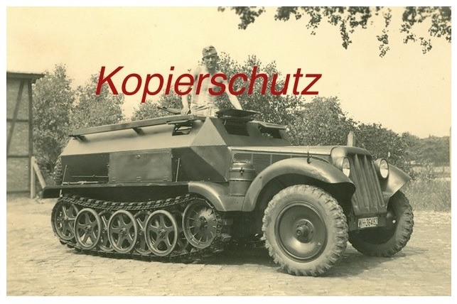 Kit 3D SDKFZ 253 Beobachtungskraftwagen - Véhicule De Reconnaissance Allemand WWII - Échelle 1/56 à 1/100, En Résine