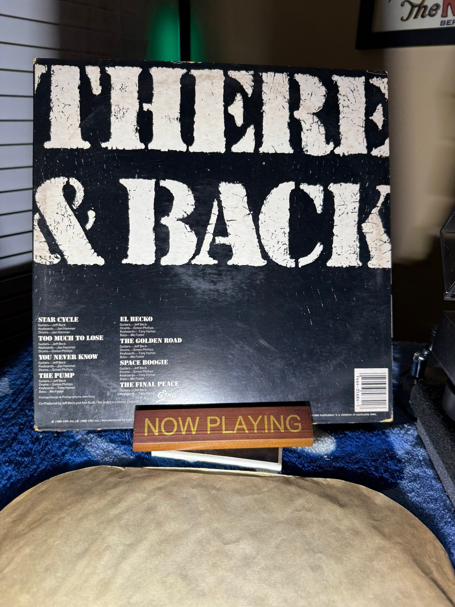THE JEFF BECK BAND ? 1980 - THERE AND BACK TOUR Performing with 