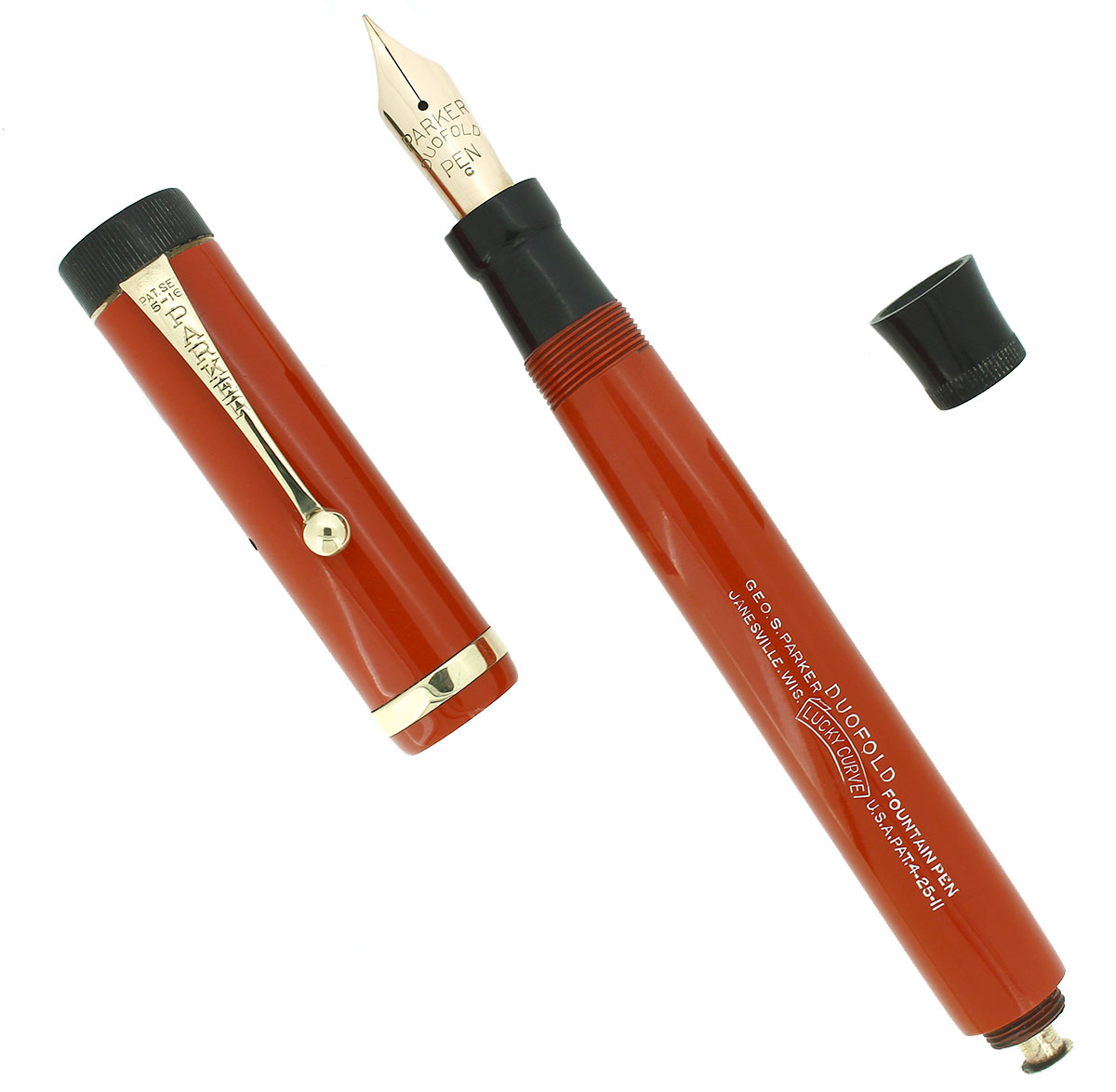 Parker Duofold Lucky Curve fountain pen