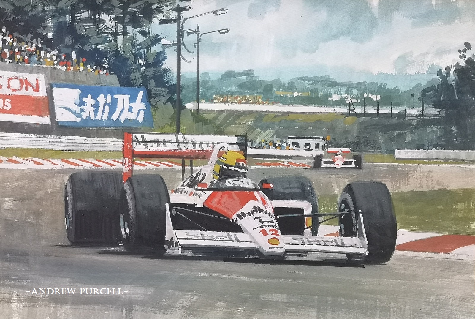 Ayrton Senna (McLaren-Honda MP4/4), Japanese GP, 1988. 📷 Sutton