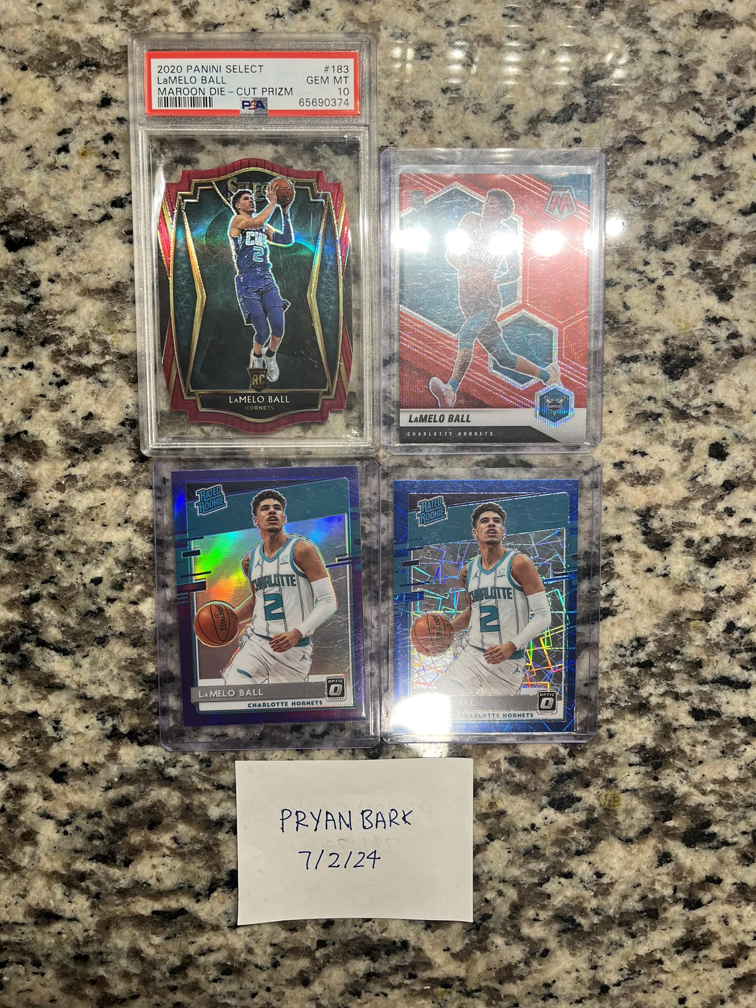 Fresh super express return from @psacard . 2020 Panini Select 