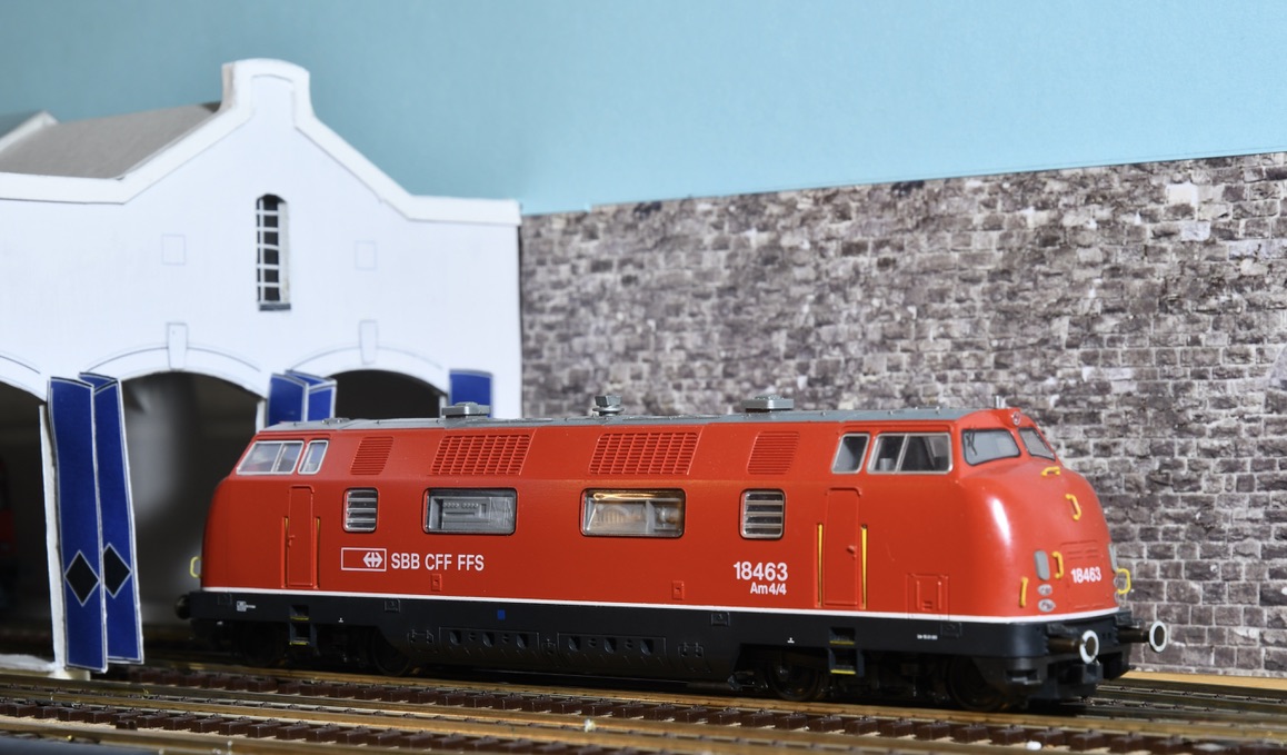 Roco SBB Am4/4 diesel locomotive operation