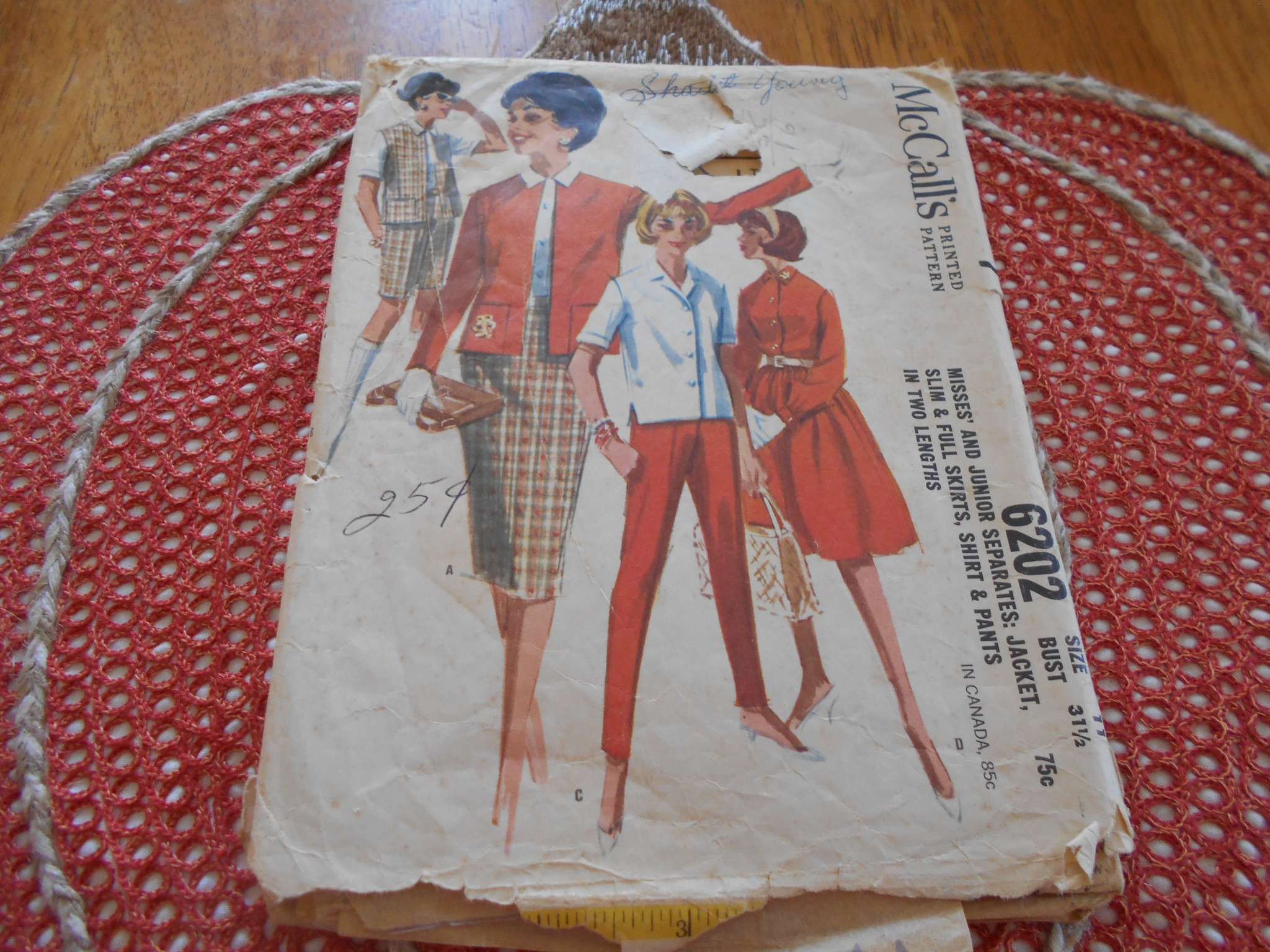 My disastrous high school sewing project