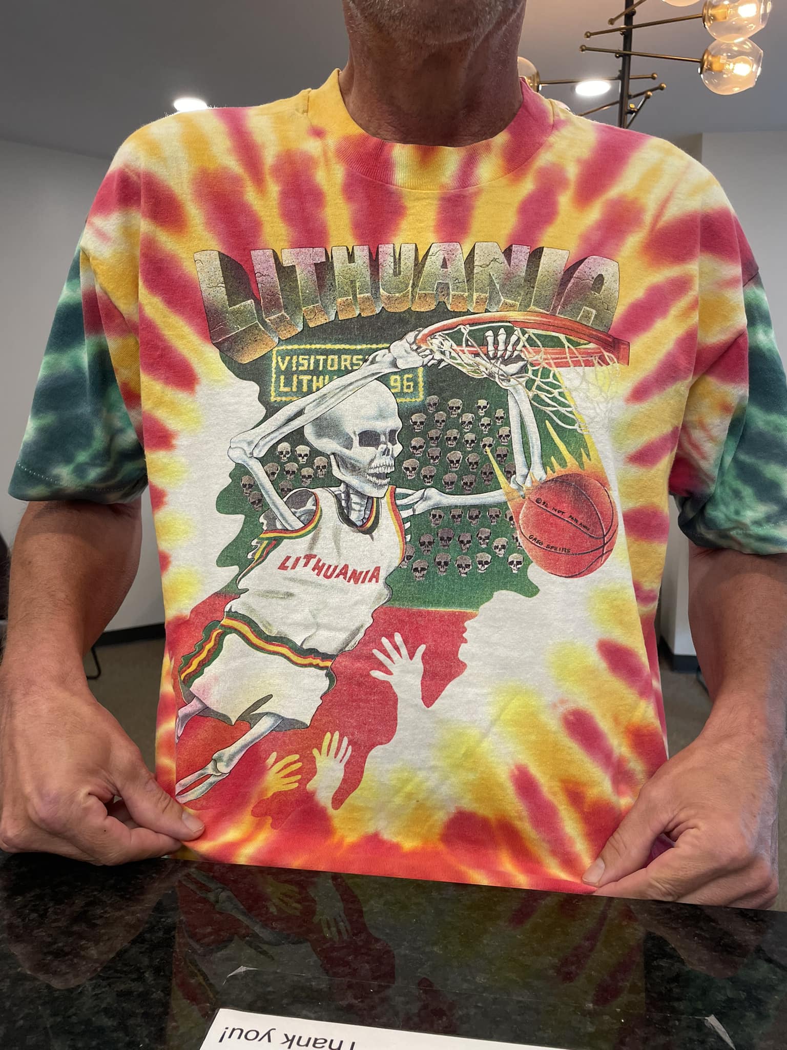 Dead and Company fan shows appreciation with special Lithuania shirt