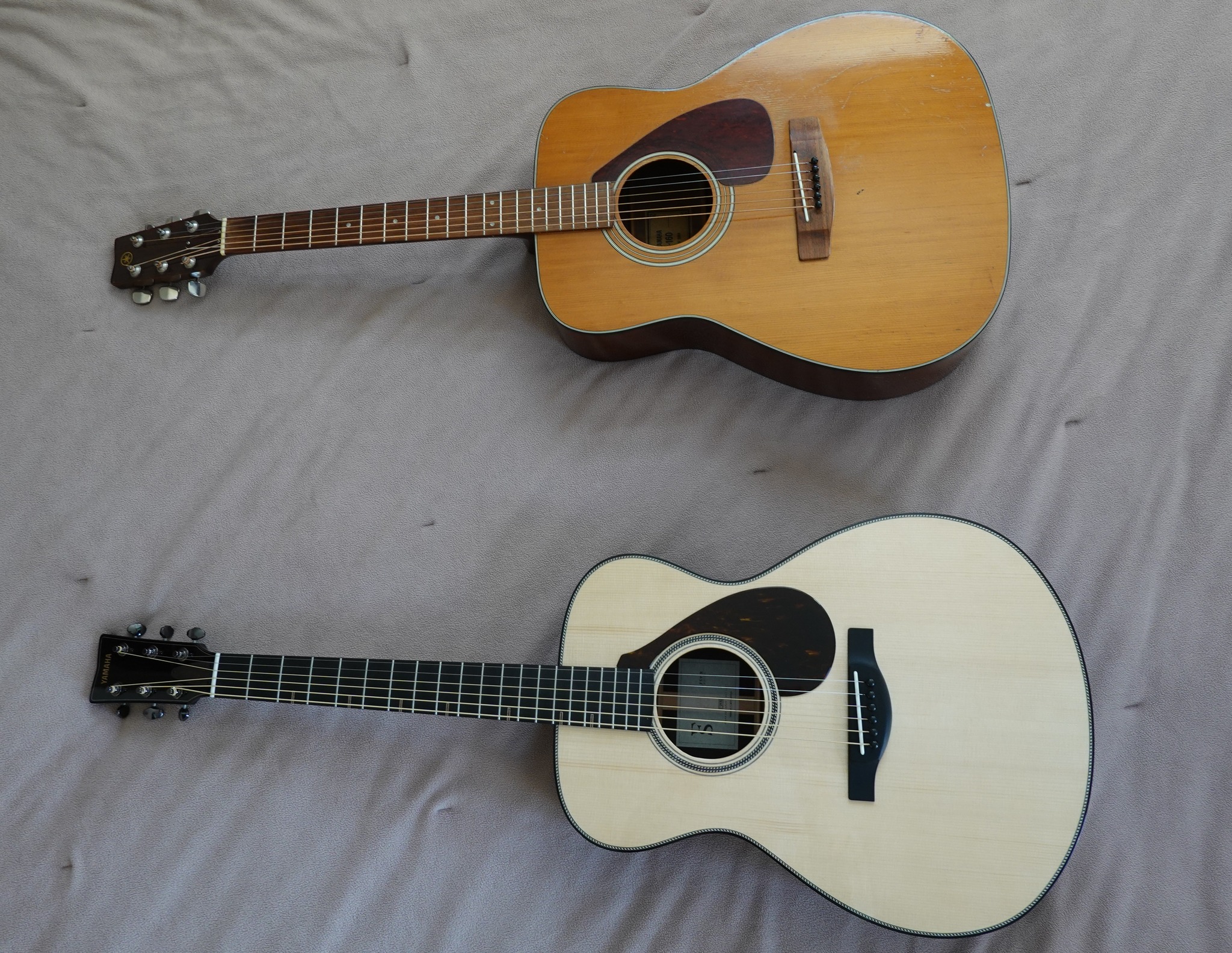 I play an FS 311 Yamaha acoustic which is about 25 years old. I am