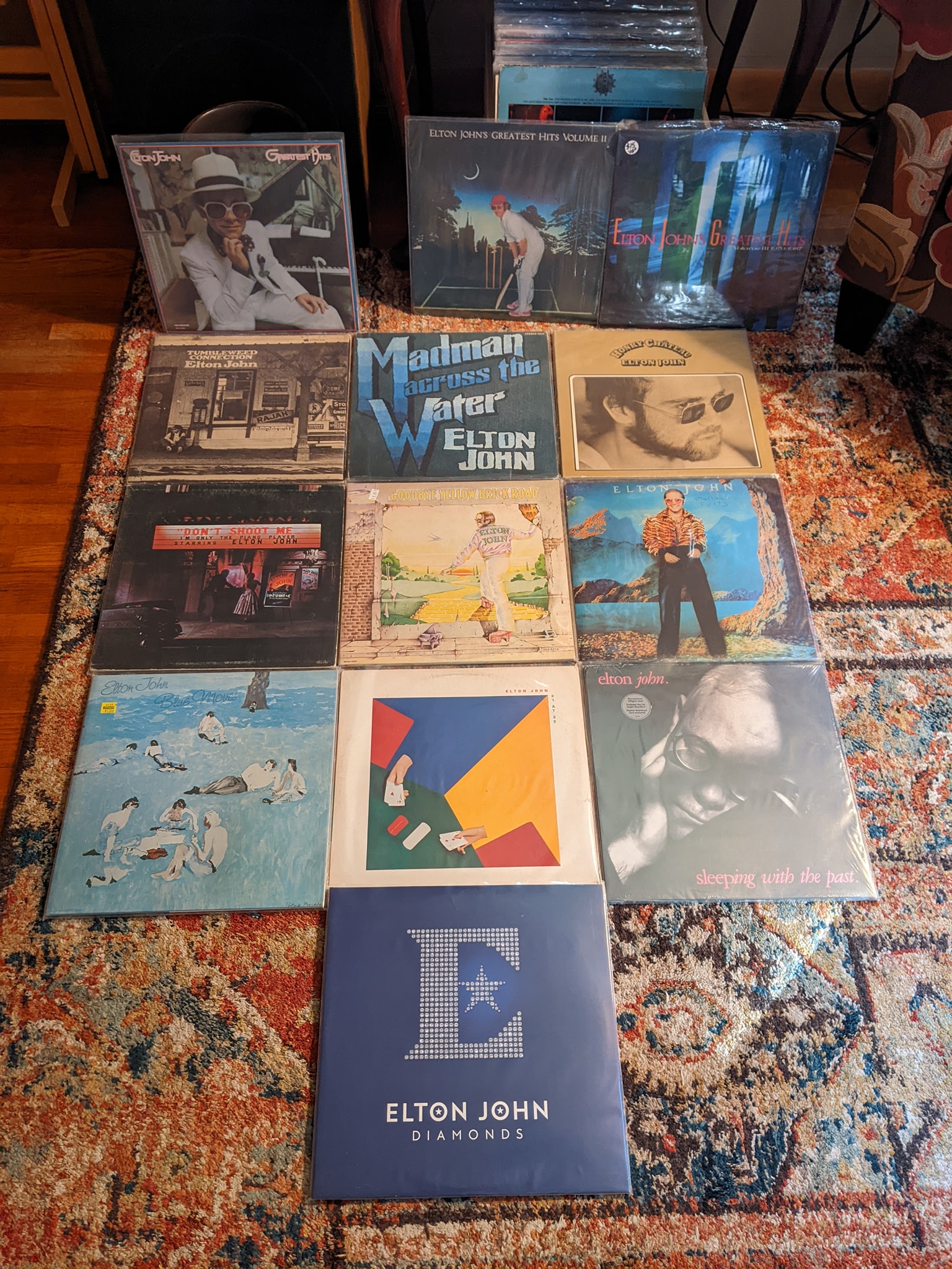 What Elton John vinyl records are essential to complete a collection?