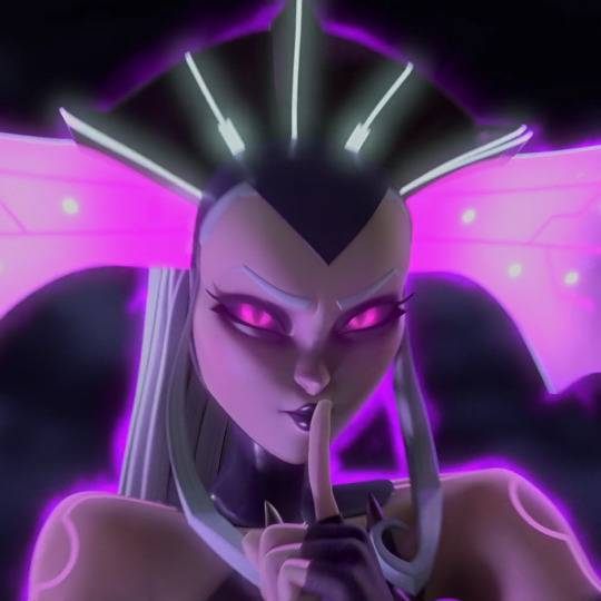 Evil-Lyn's unique sleeping habit