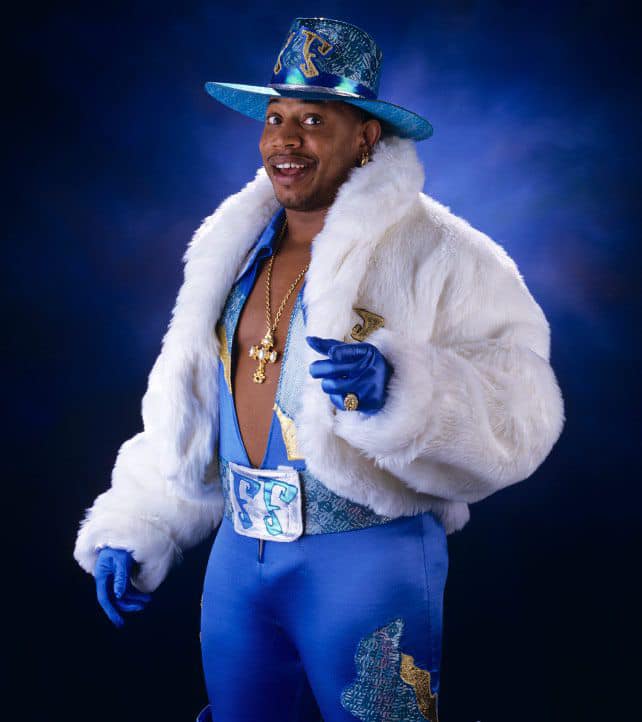 2 Cold Scorpio's WWF debut as Flash Funk