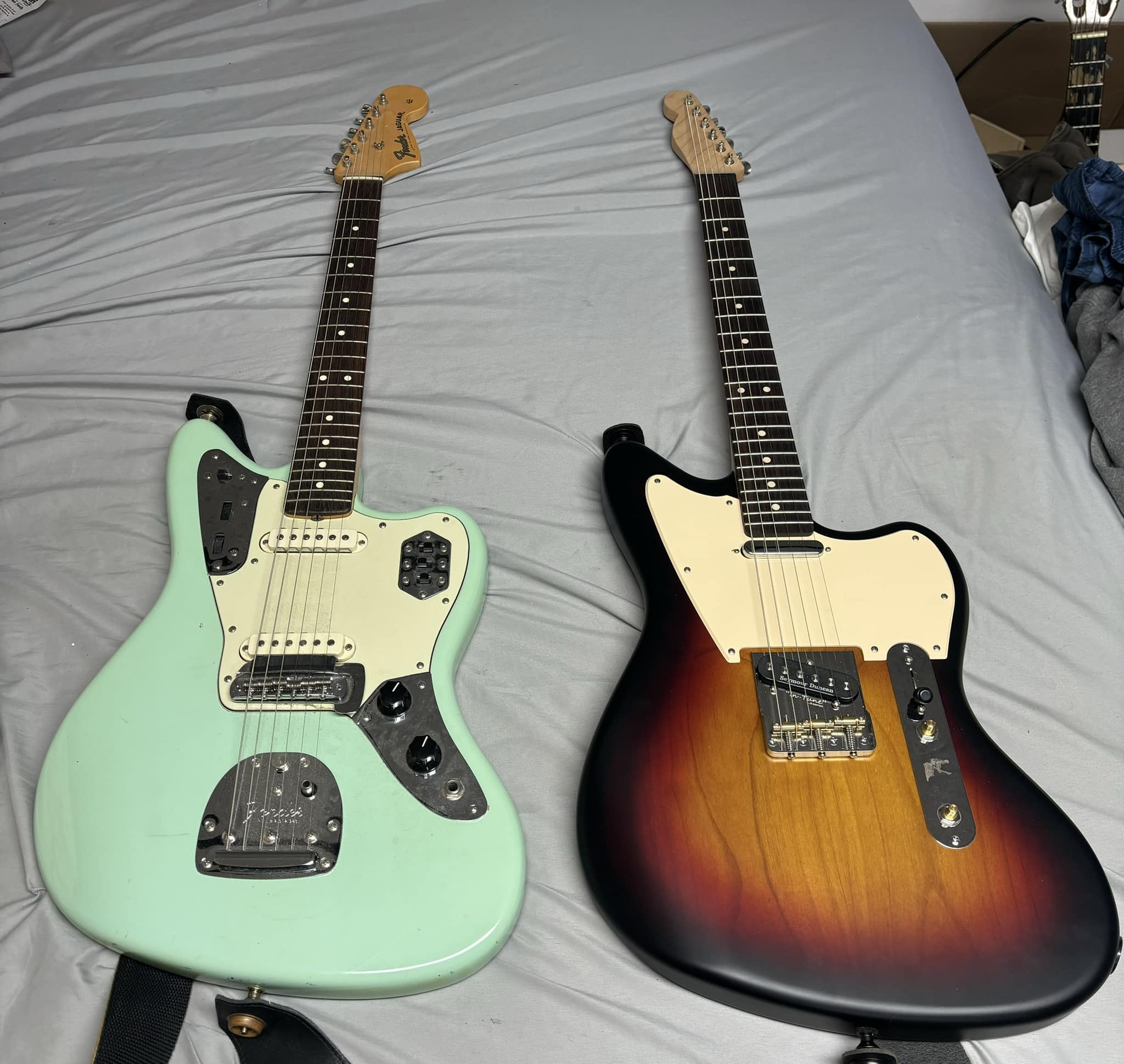 Custom Warmoth Jagstang guitar for sale