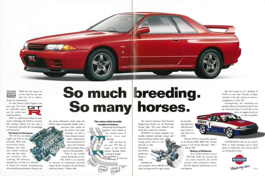 AUSDM R31 Nissan Skyline Ti brochure.