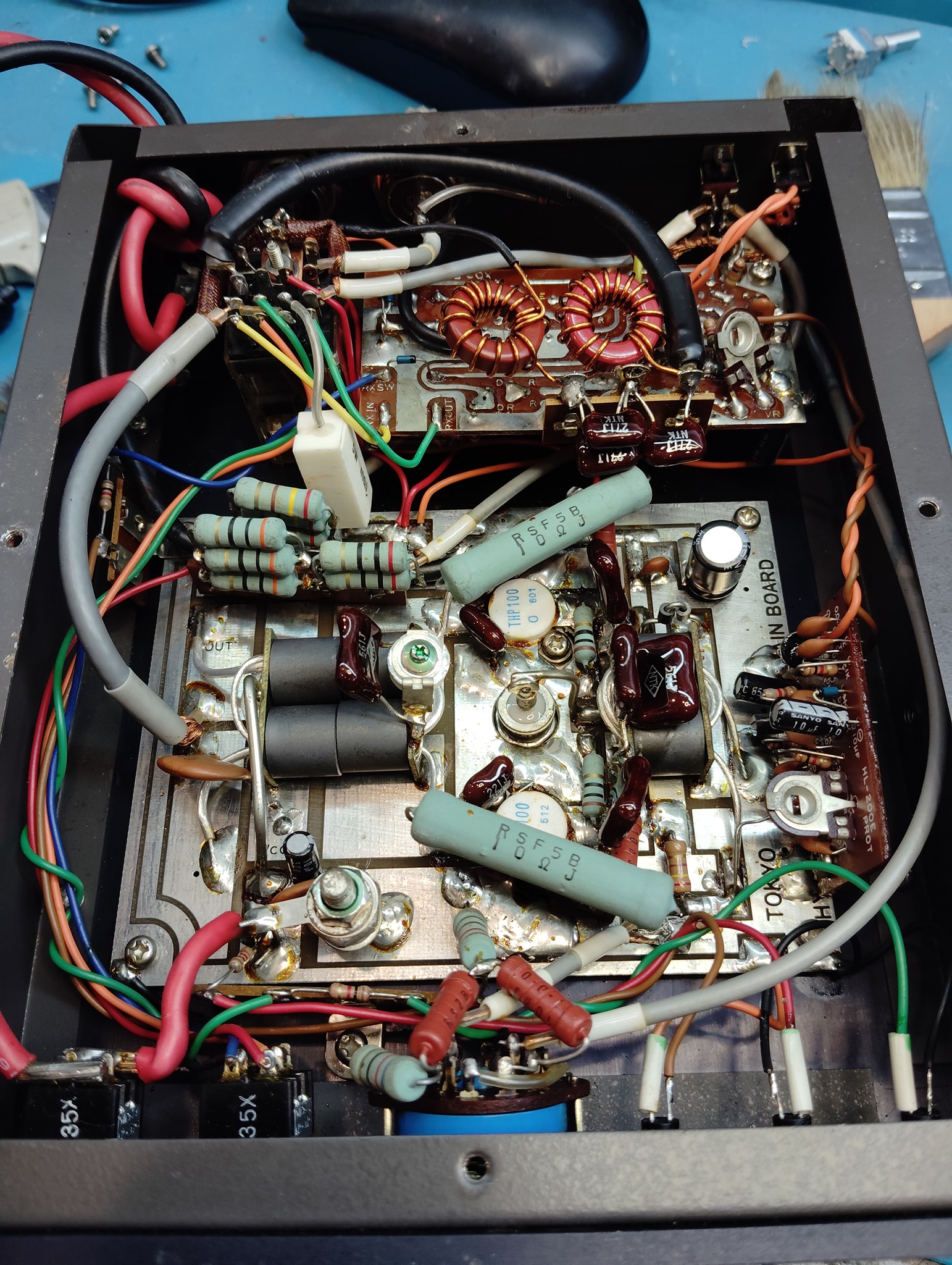 How to repair a RF POWER BOOSTER MODEL HL-200E with a No Transmit