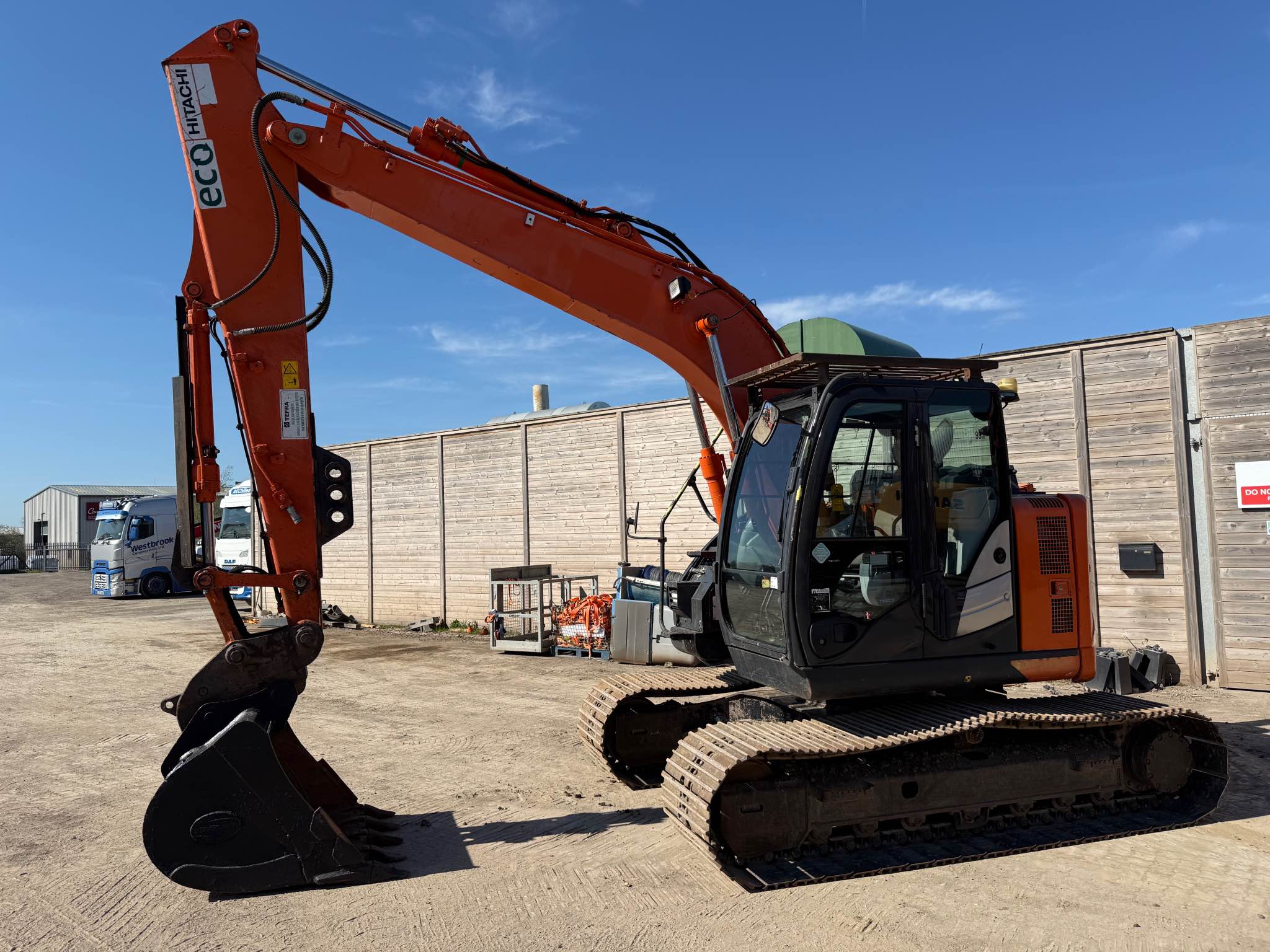 FOR SALE 2018 Hitachi ZX135US-6 7875 Operating hours Hammer lines