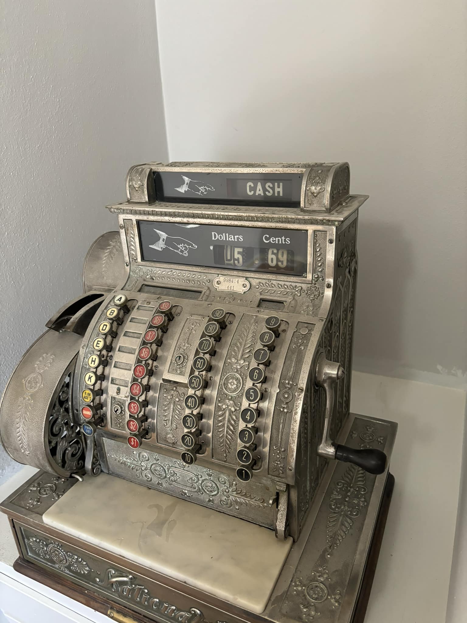 Is $299 a fair price for a vintage cash register with issues?