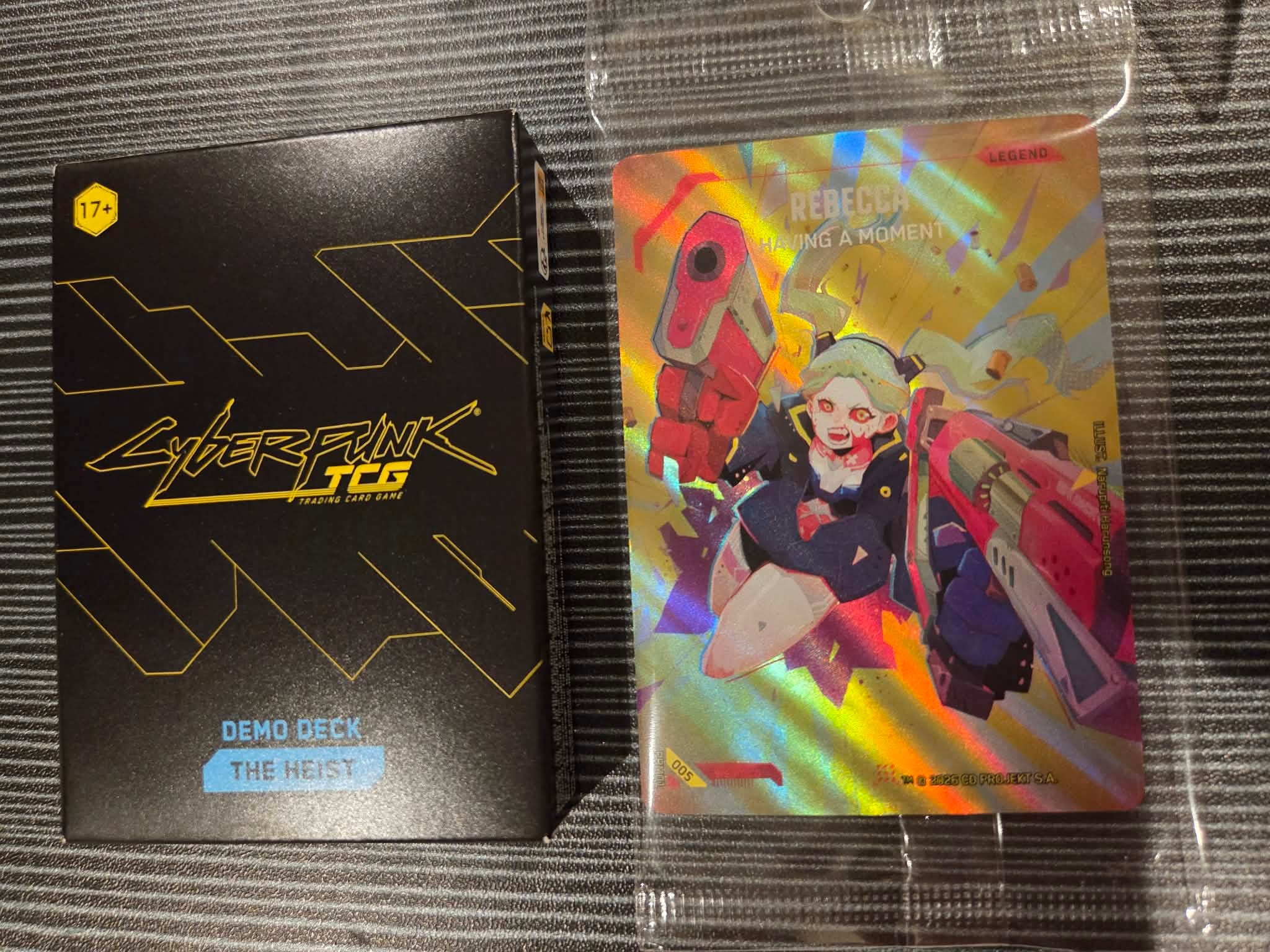 サイバーパンク TCG レベッカ アニメエキスポ プロモ Cyberpunk TCG is