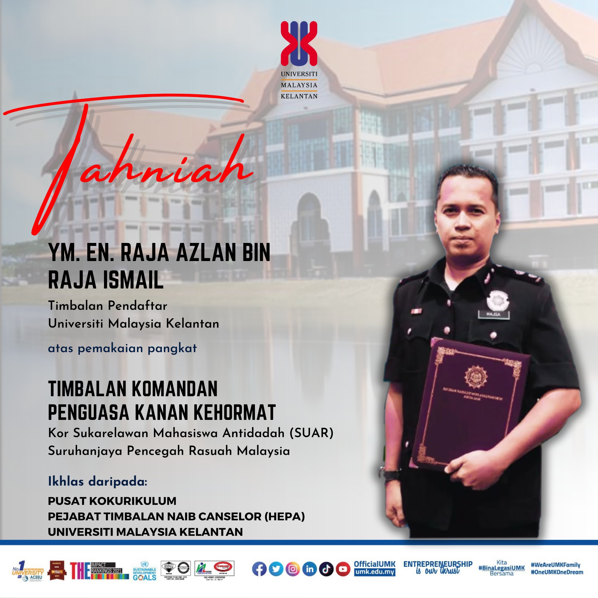Pusat Kokurikulum UMK | Kota Bharu