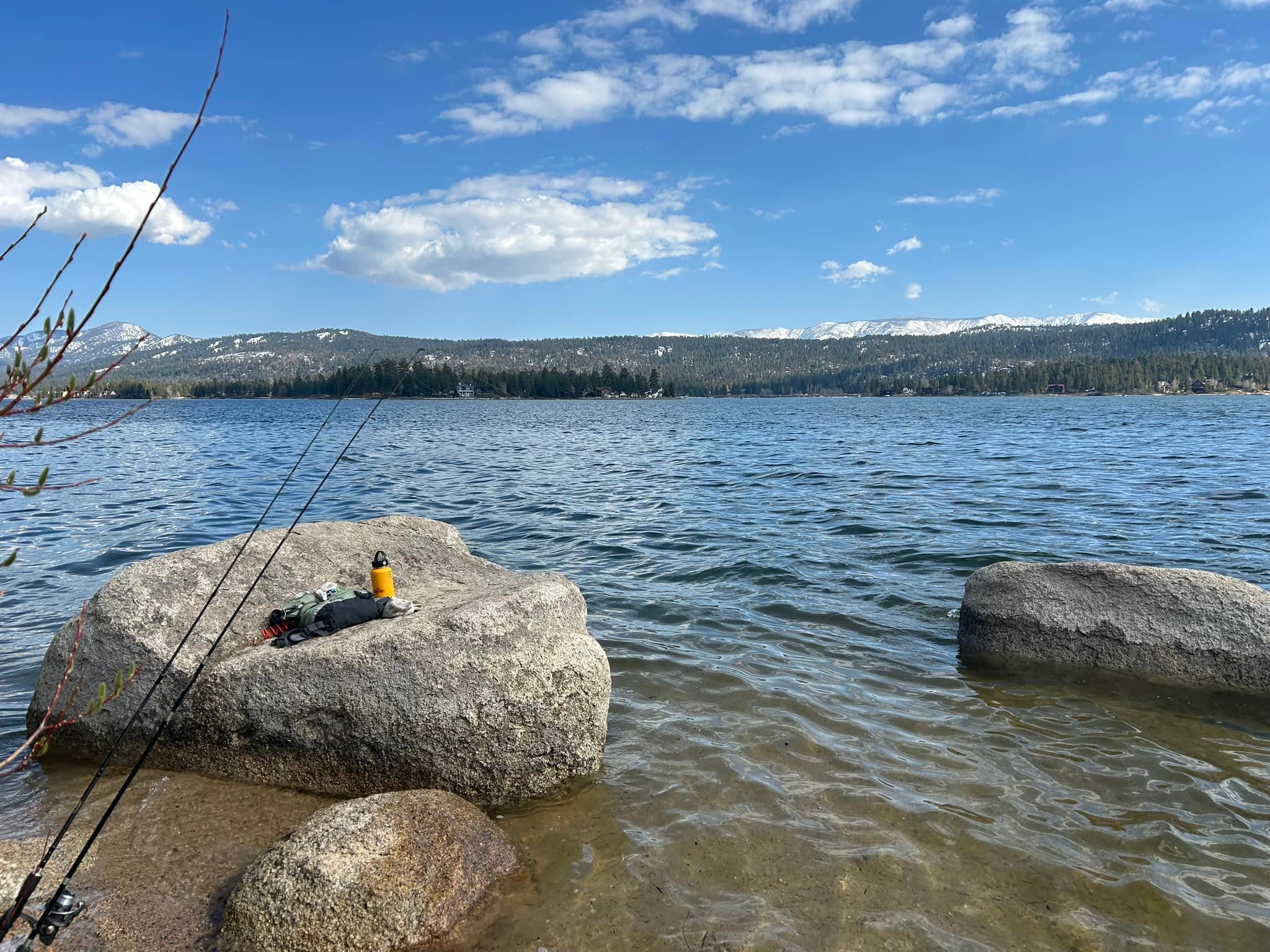 big bear fishing pole 3ft holding a Rod (Fish SOLD Separate)  Jess Alice BIG BEAR SPORTING GOODS -