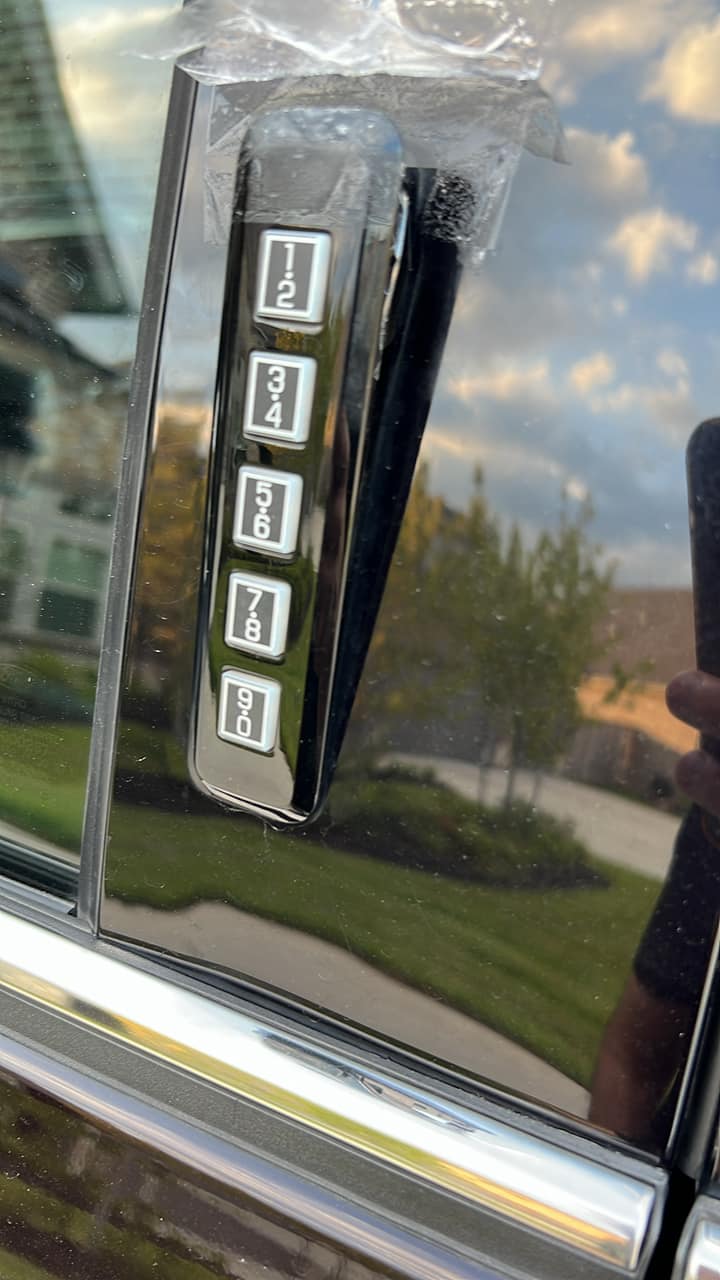 Chrome Keyless Entry Keypad Cover For 2015-2021 Ford F150 – Trim Bezel 2 thumbnail image