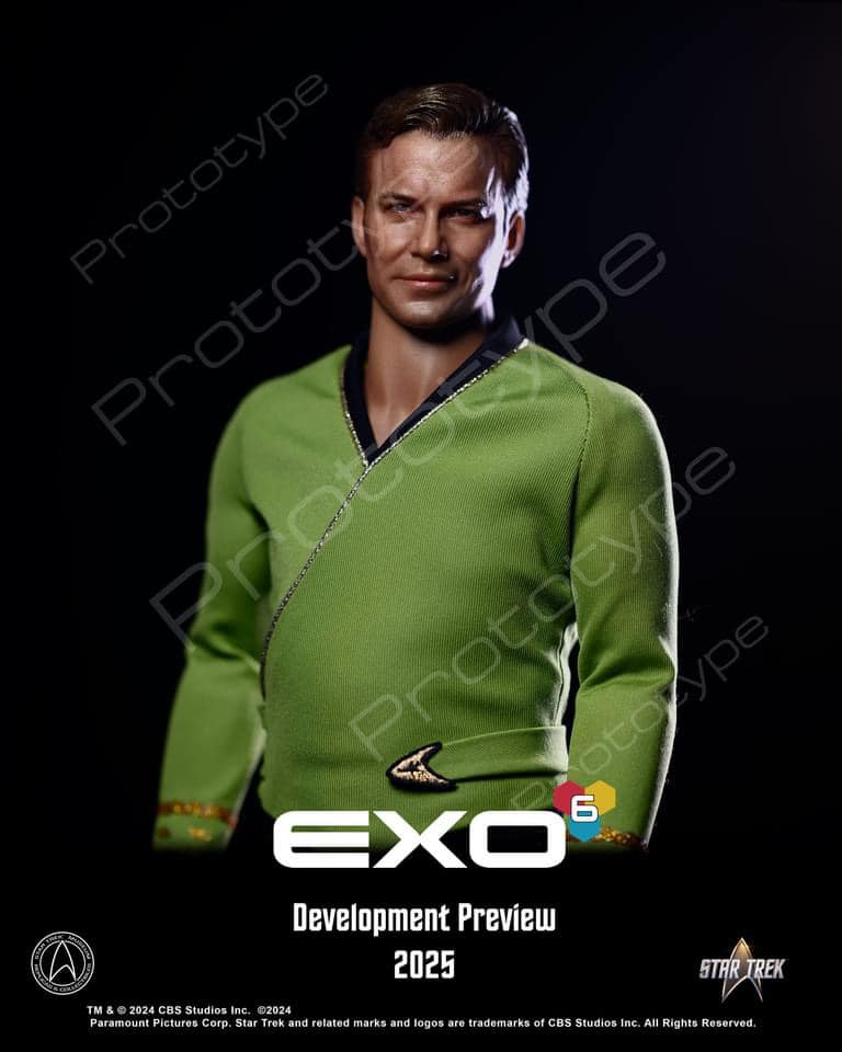 Nanjin Tam's Exo-6 Capt. Kirk figure at Star Trek Las Vegas