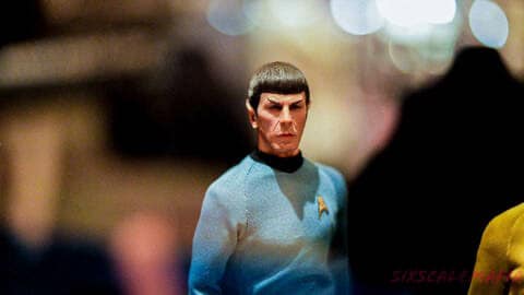 Nanjin Tam's Exo-6 Capt. Kirk figure at Star Trek Las Vegas