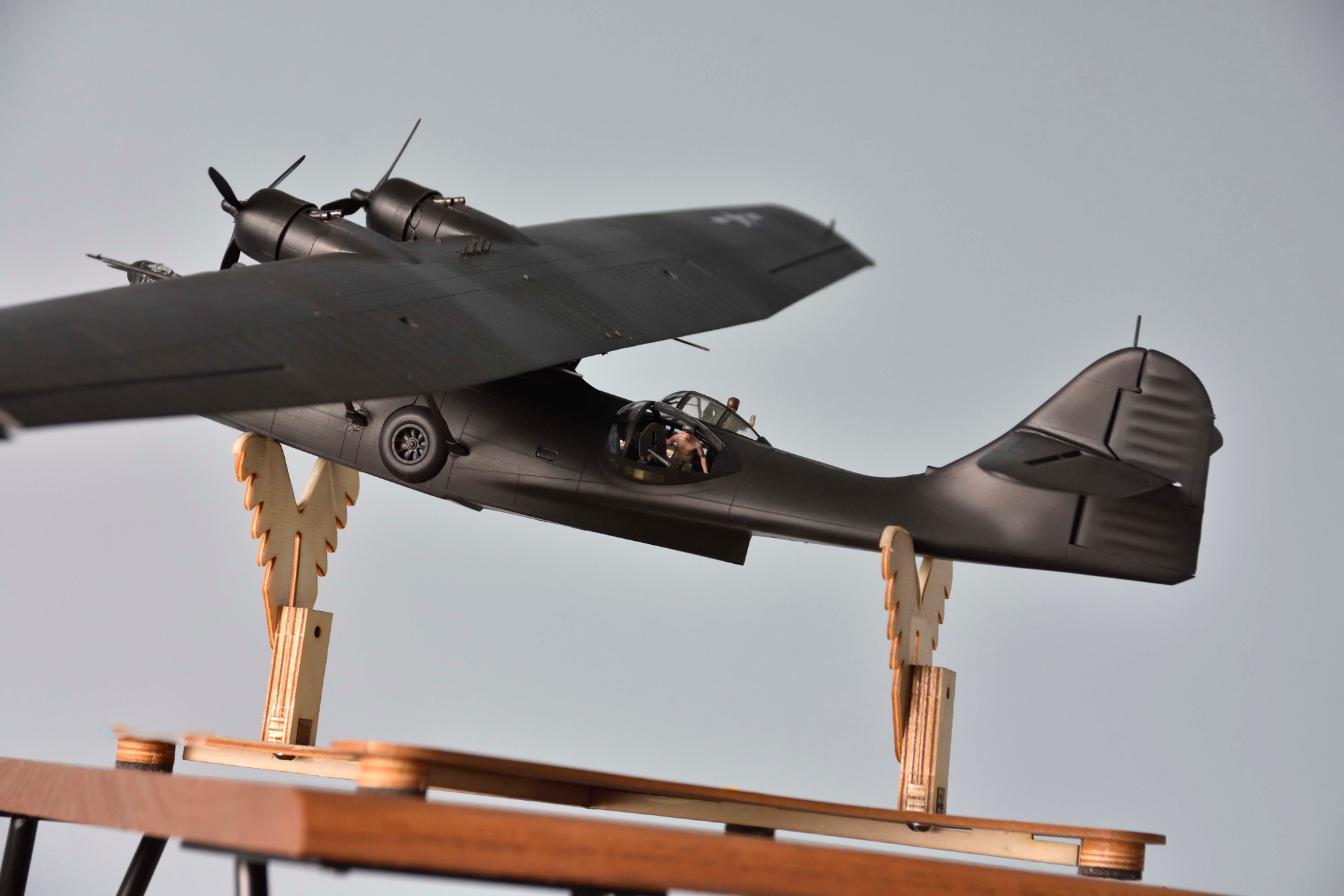 Monogram 1/48 PBY-5A Catalina model with custom details