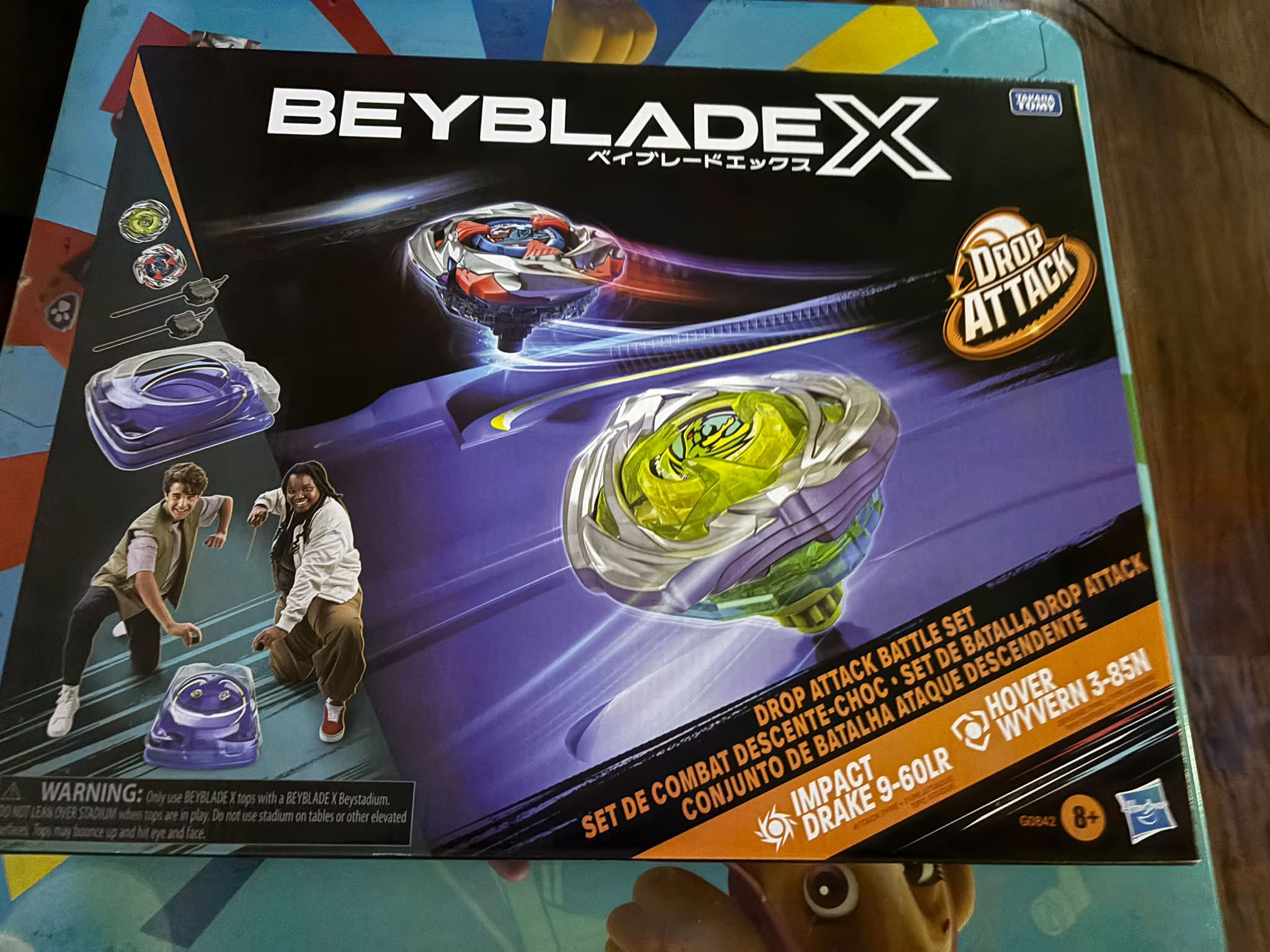 Beyblade X: Impact Drake vs Hover Wyvern battle set