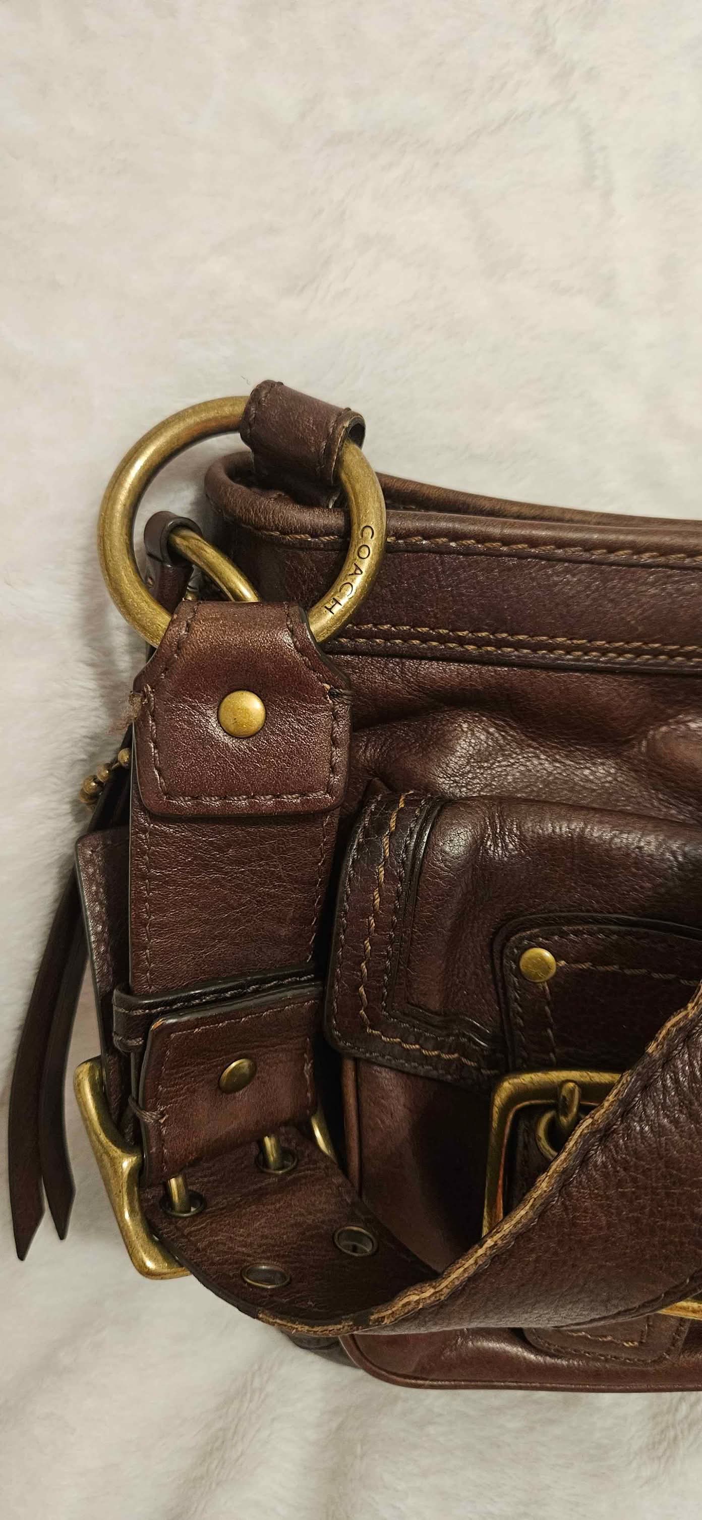 Coach Legacy Mandy Vachetta Leather Satchel #7458, a rare Limited 
