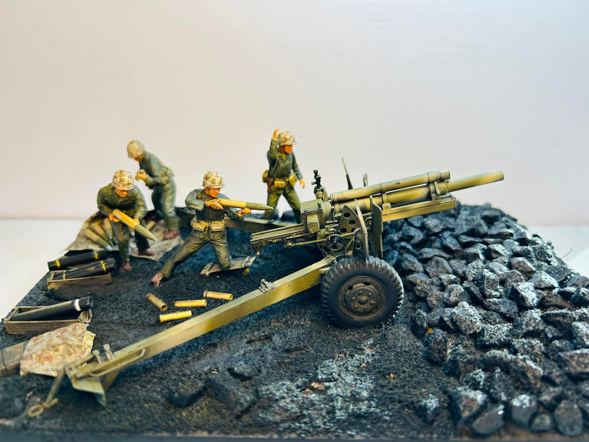 Howitzer 155 mm 銅プレート 1943年製 Howitzer 155 mm 銅プレート 1943年製 Howitzer 155 mm 銅プレート