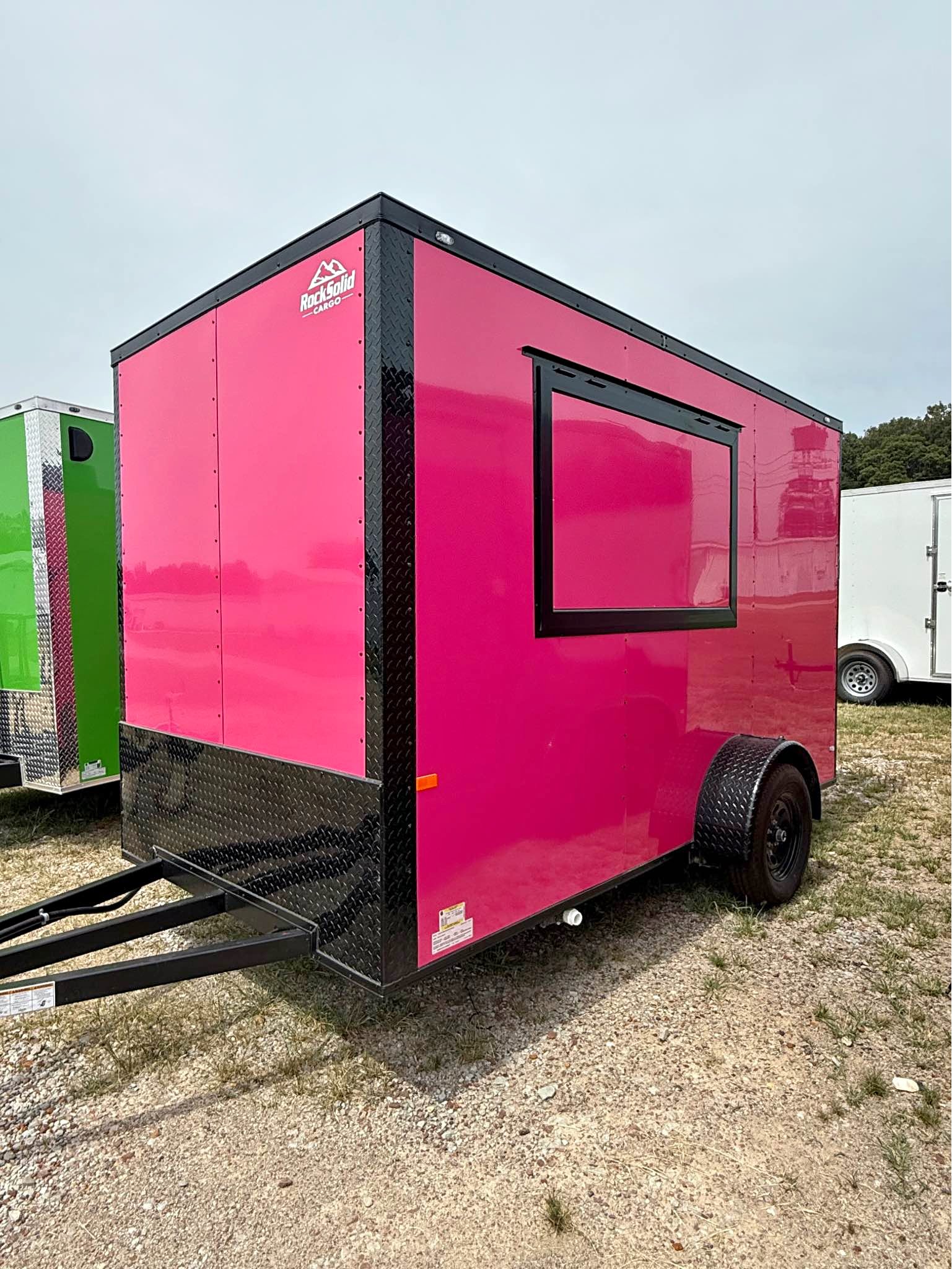 2026 NEW CONCESSION TRAILER - READY!! hot pink - food trailer - drinks ...
