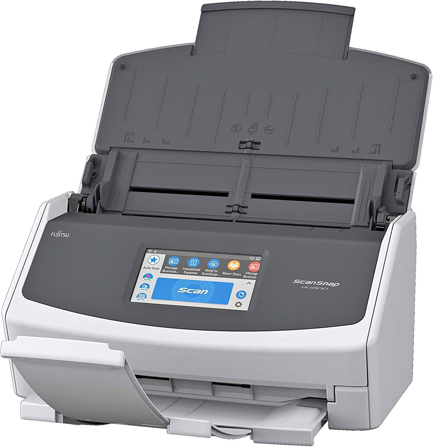 ScanSnap Fujitsu iX1500 Color Duplex Document Scanner with Touch Screen ...