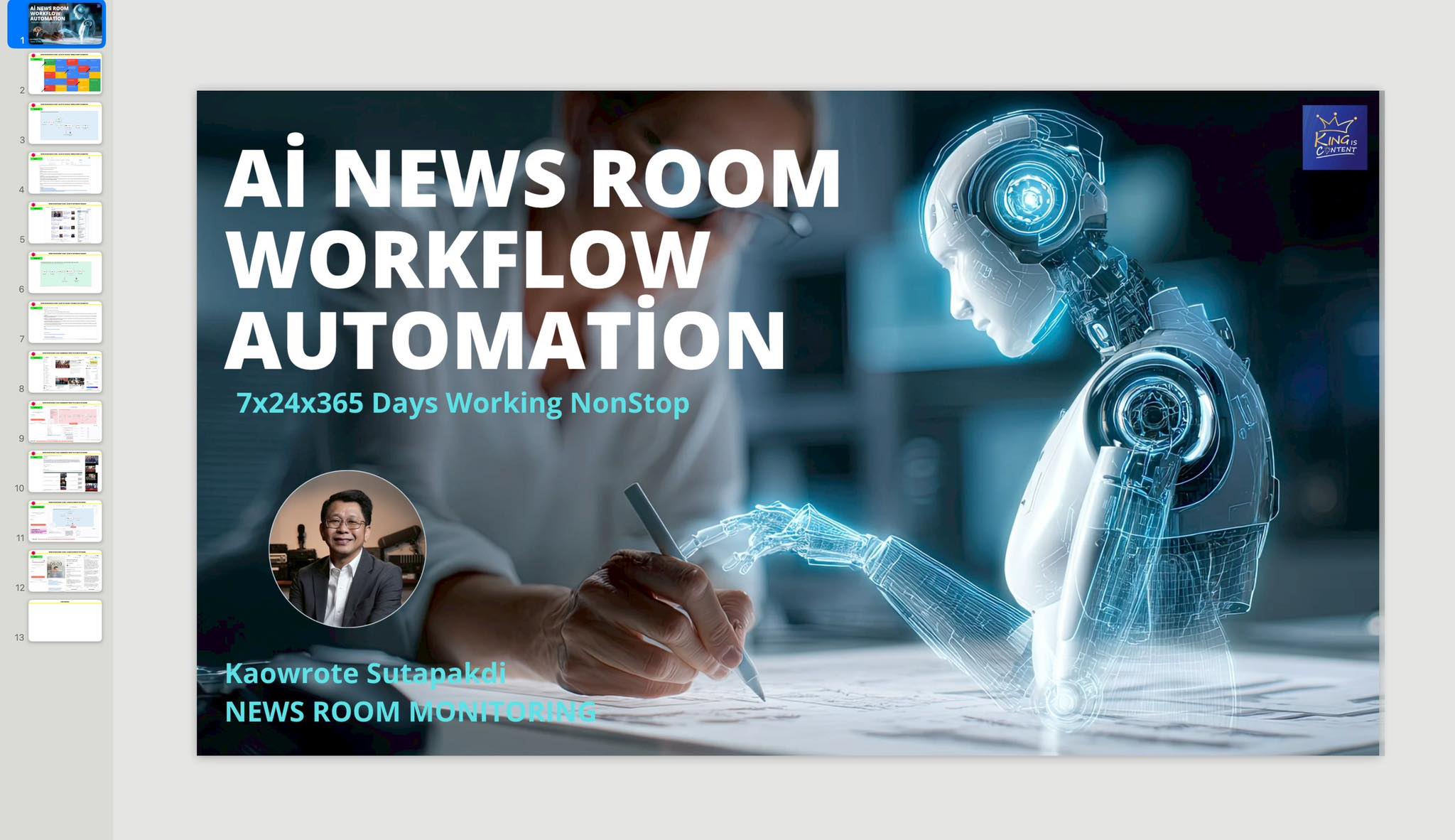 ก้าวโรจน์ - ทำ WorkFlow News Monitoring with Cutated News Automation ...