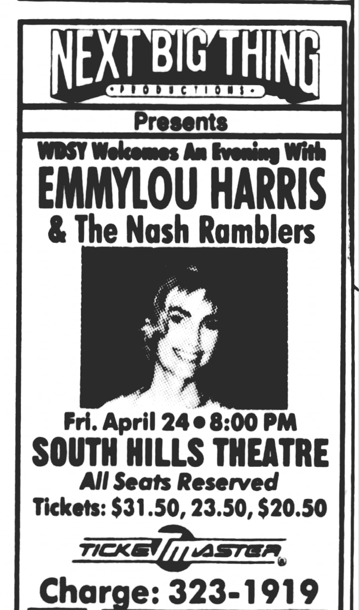 Emmylou Harris and the Nash Ramblers at Grand Ole Opry 1992