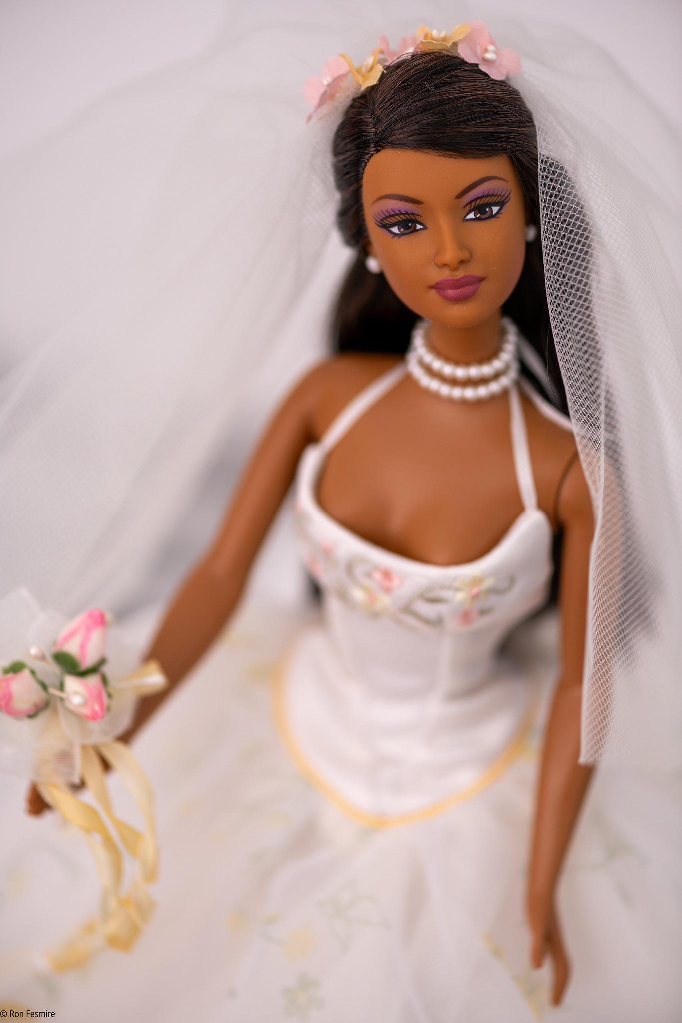 1996 Barbie Romantic Rose Bride doll