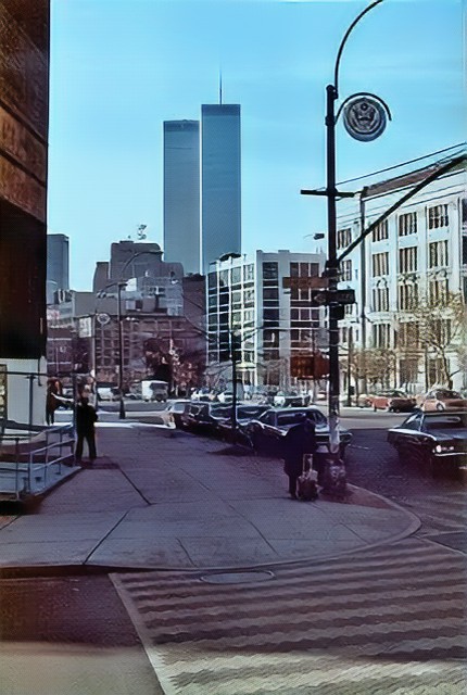 The view from 6th Ave and Spring Street, 1983. Photo Courtesy of