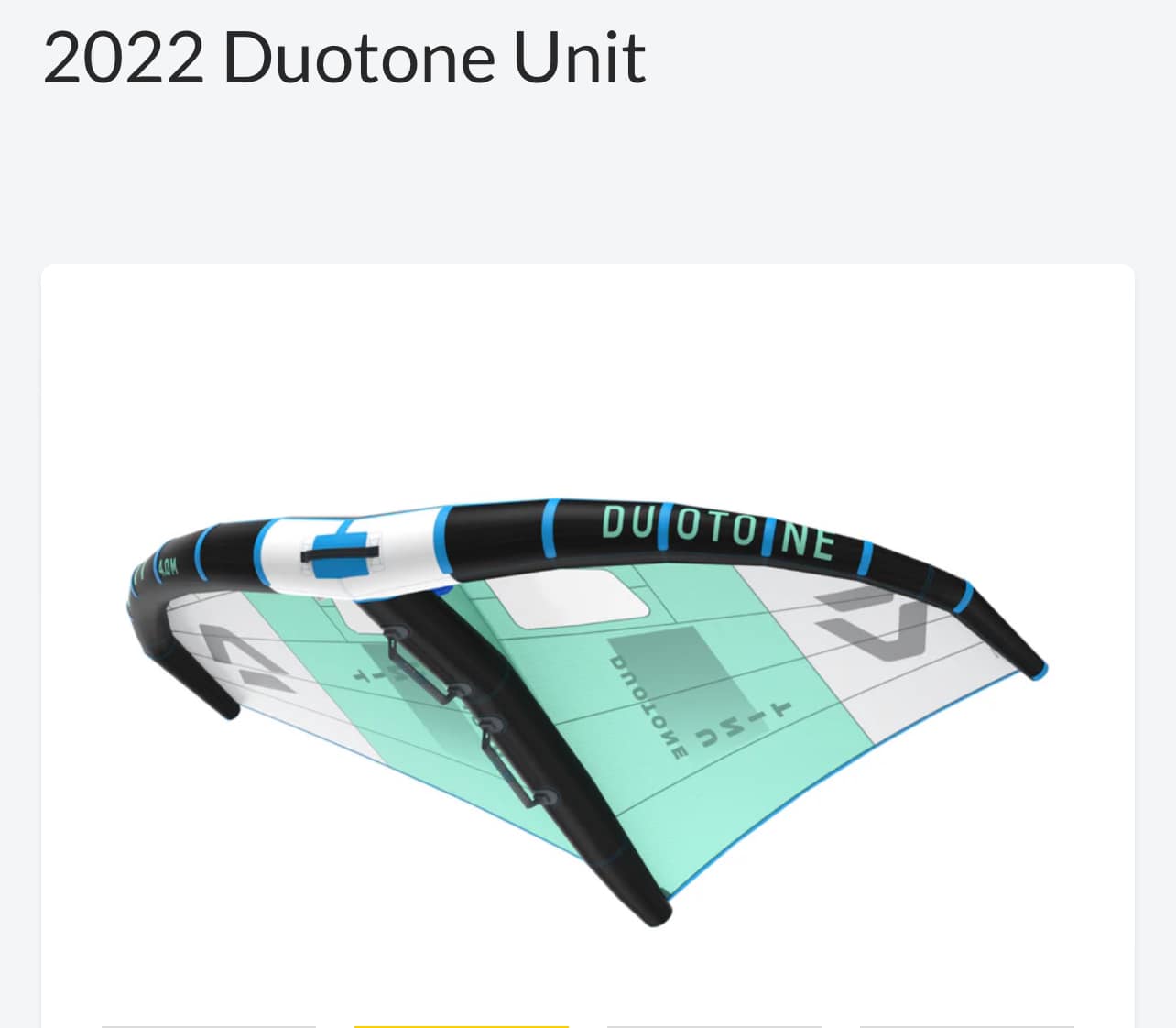 What Gong wing is similar to 2022 Duotone units?