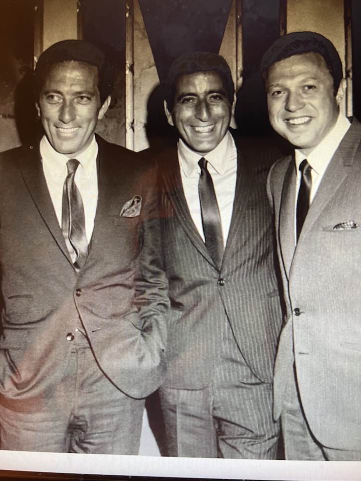 Andy Williams with Tony Bennett and Steve Lawrence