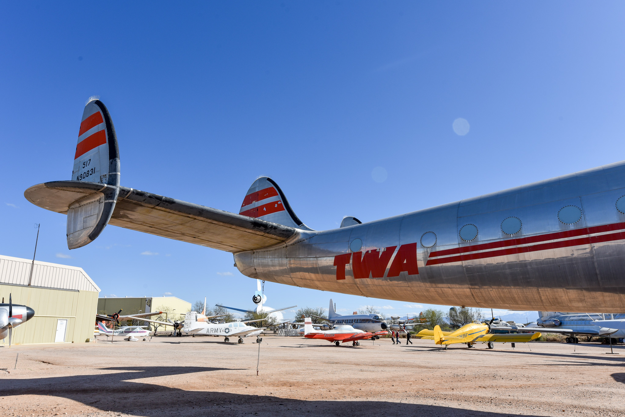 The Aviation - Lockheed C-69 Constellation a quad engine transport ...