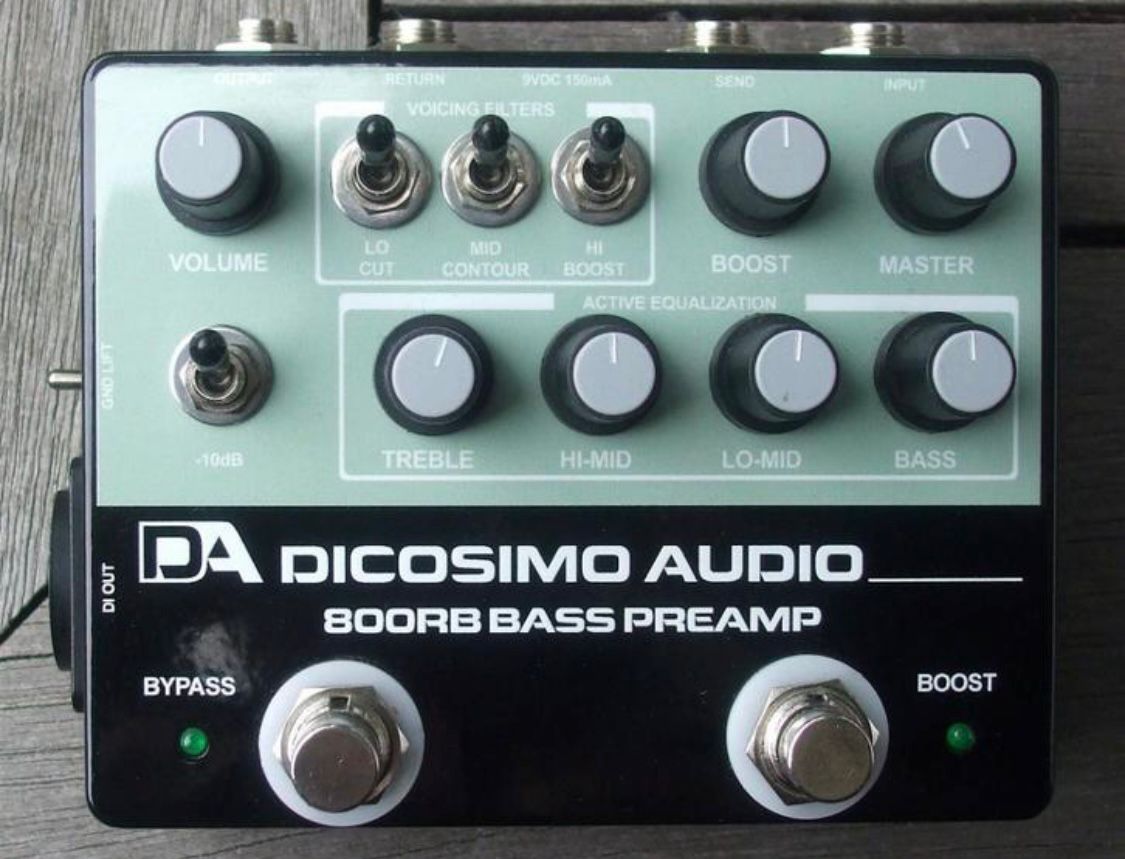 Dicosimo Audio 800RB bass preamp review