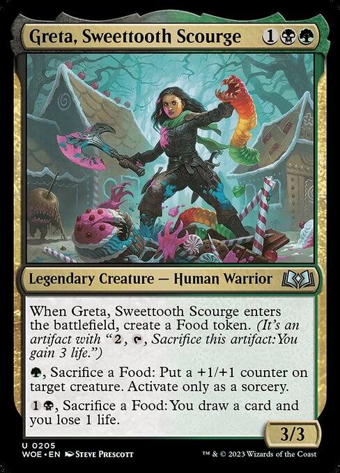 mtg food deck commander Ygra, Eater of All TOKENS SACRIFICE FORAGE Magic Custom food token deck mtg commander