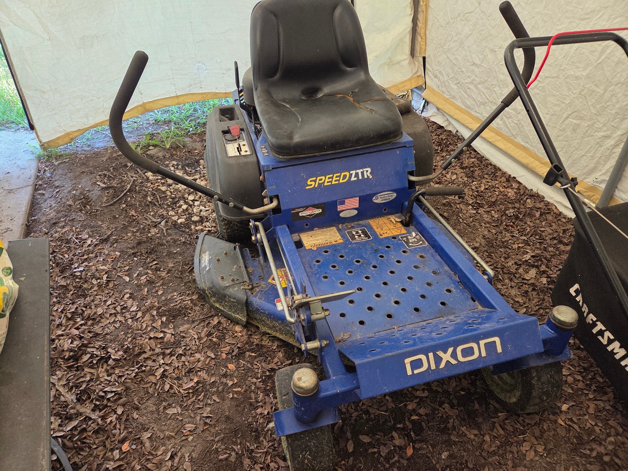 Identifying engine tag on 2004 Toro Commercial Z mower