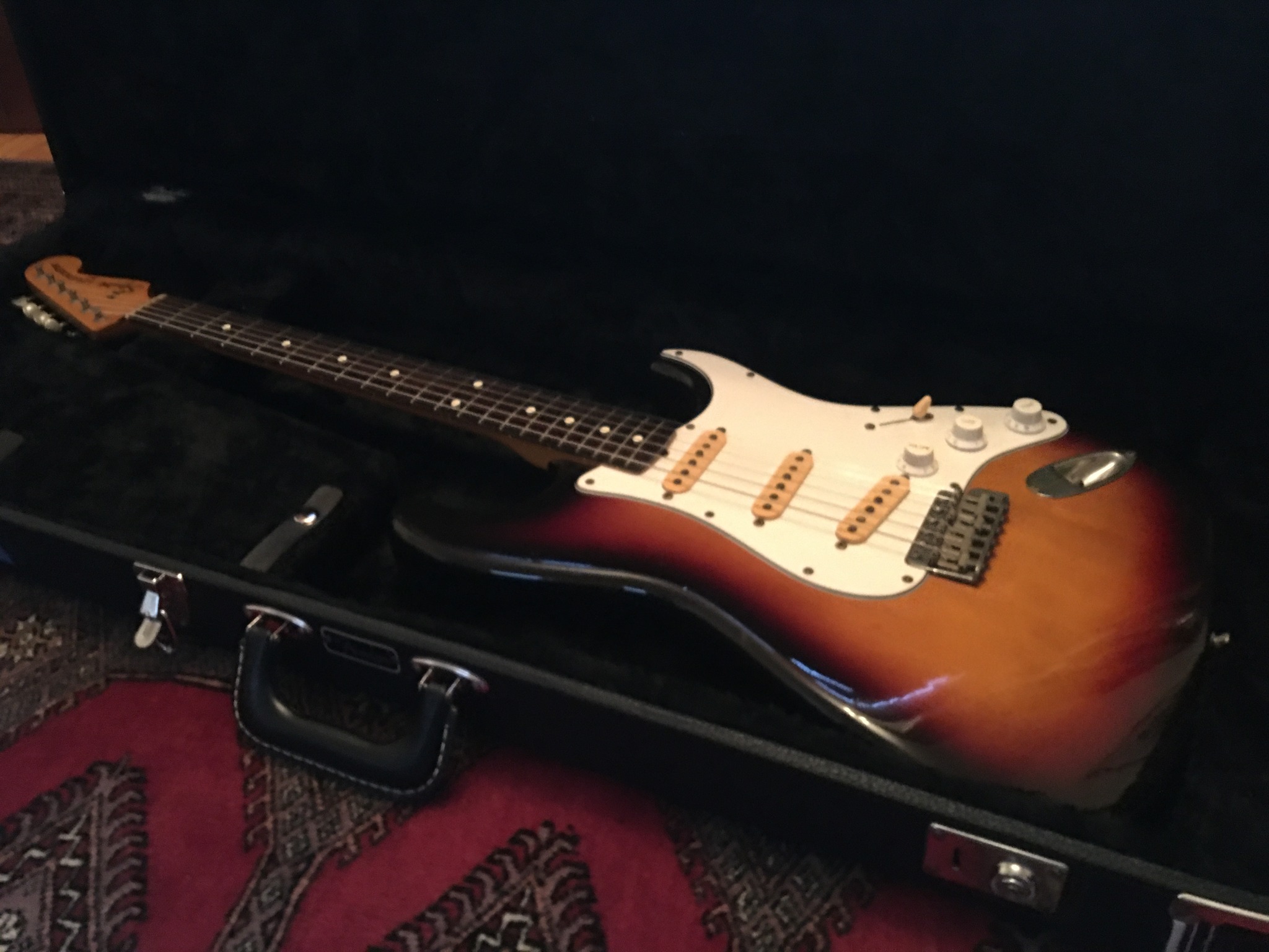 1982 JV Squier SST-50 guitar with SQ-5 Alnico pickups