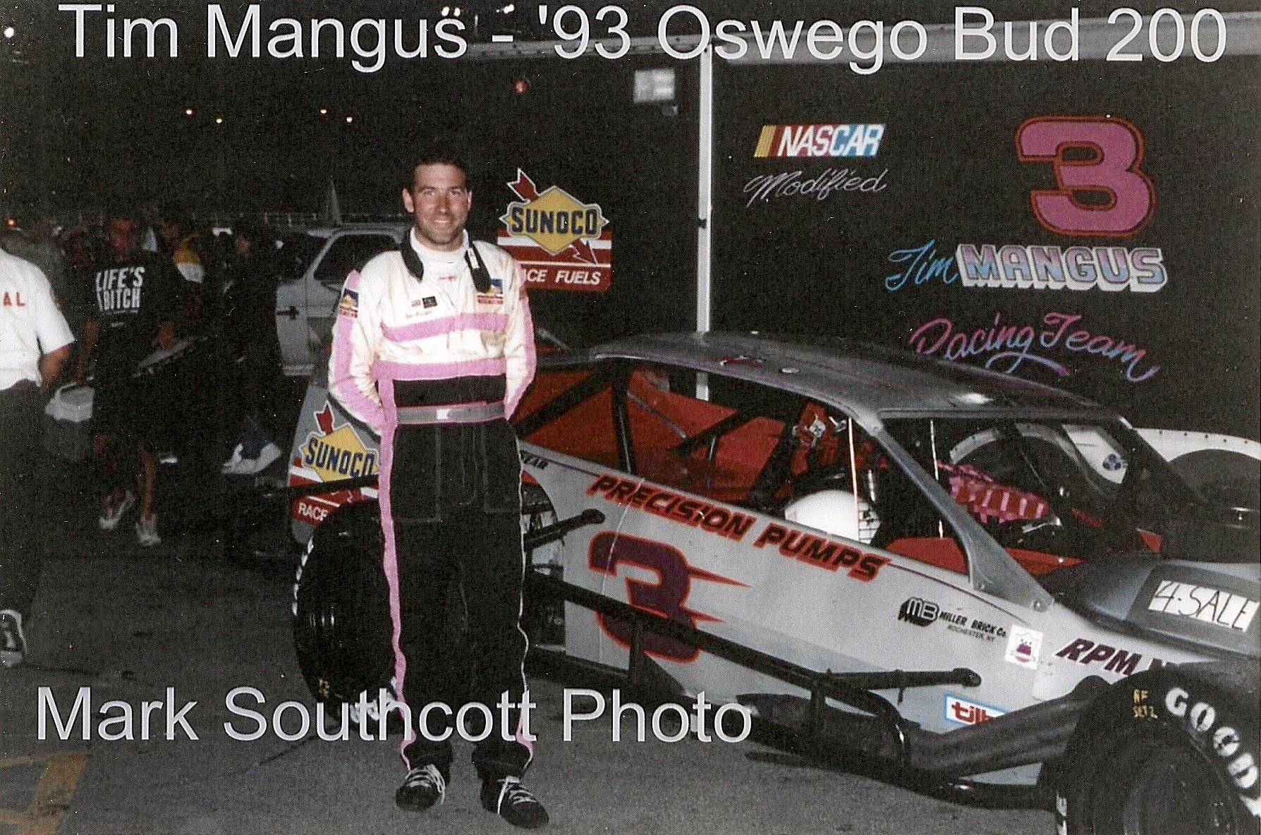 Lancaster Speedway NY, then and now | Tim Mangus with his #3 Modified ...