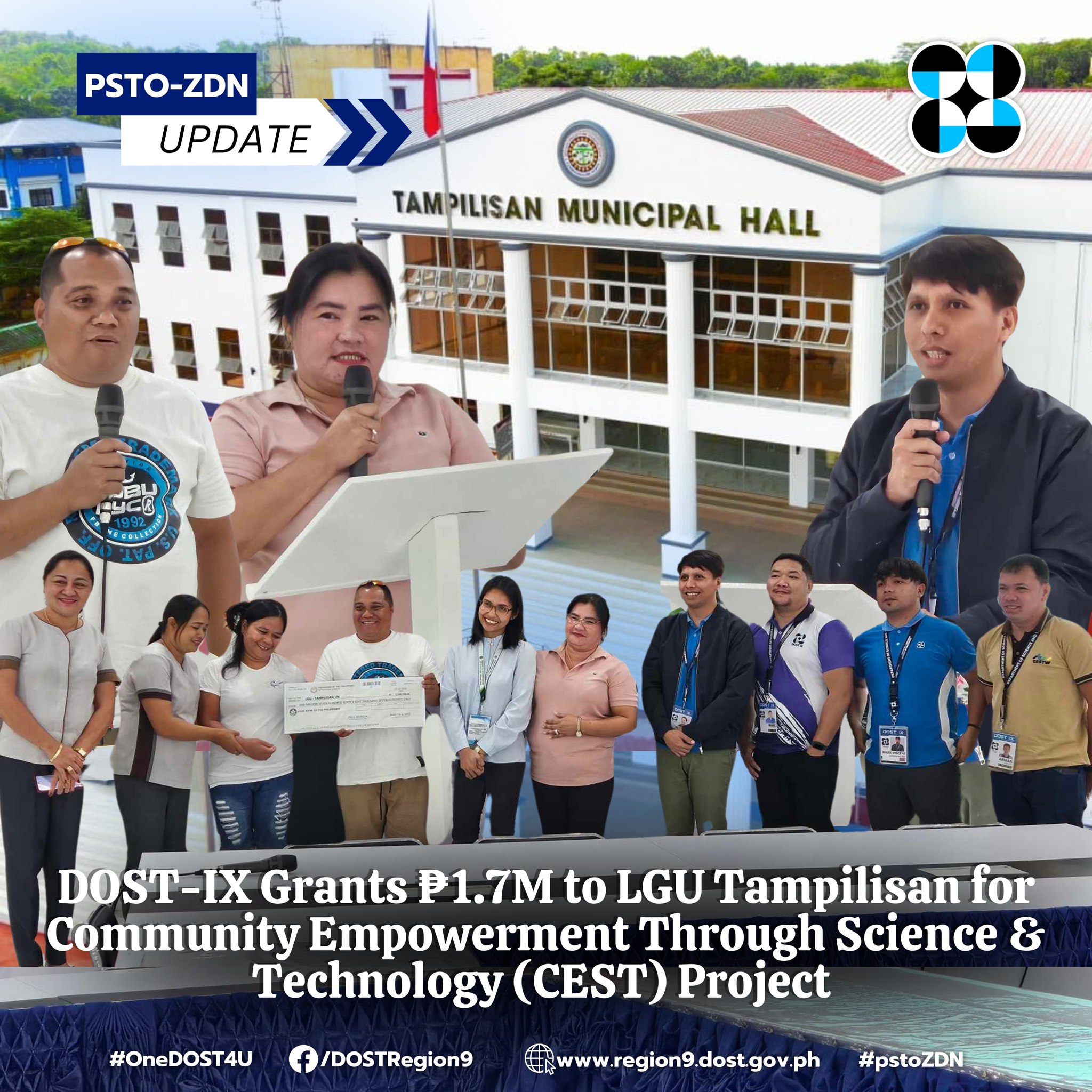 𝗗𝗢𝗦𝗧-𝗜𝗫 𝗚𝗿𝗮𝗻𝘁𝘀 ₱𝟭.𝟳𝗠 𝘁𝗼 𝗟𝗚𝗨... - DOST Regional Office No. IX | Facebook