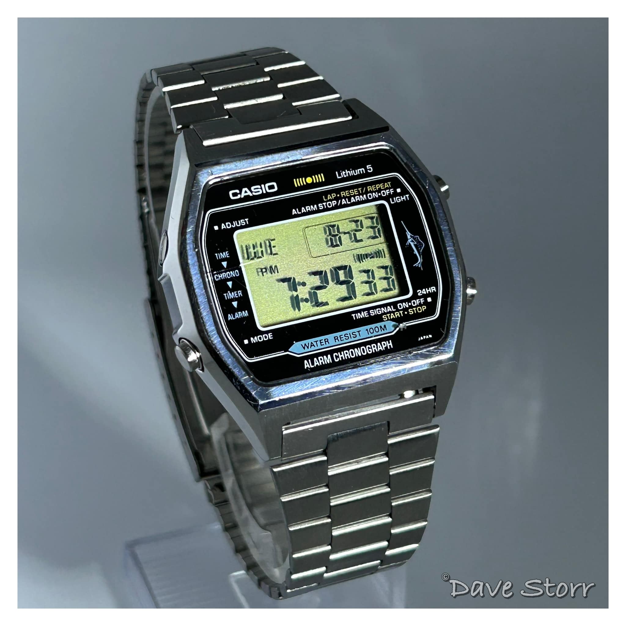 Here's my full set of Casio H-101 Marlin, all on original