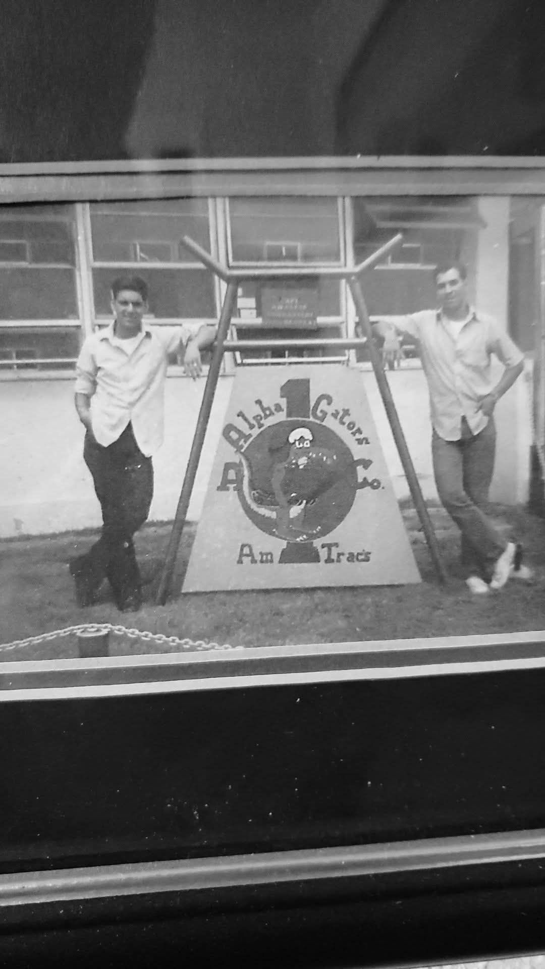 ＠70s ビンテージ USMC 沖縄駐留 メモリアルフラッグ Marine Corps greeting from Okinawa, Japan
