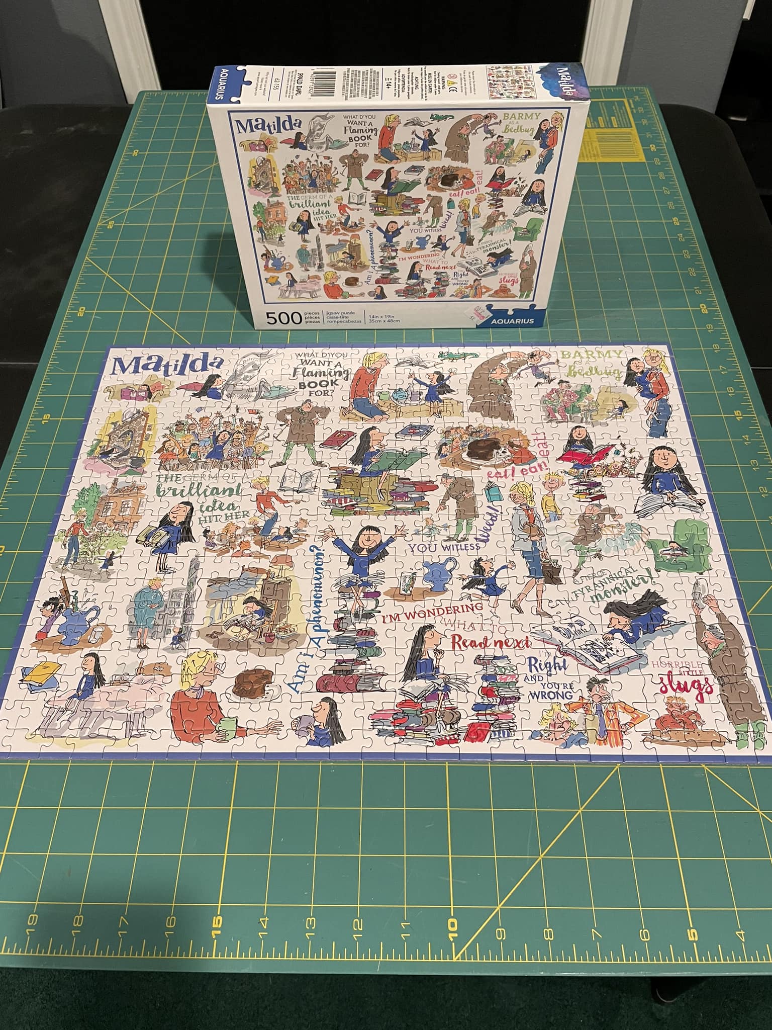 500 piece Matilda puzzle by Aquarius