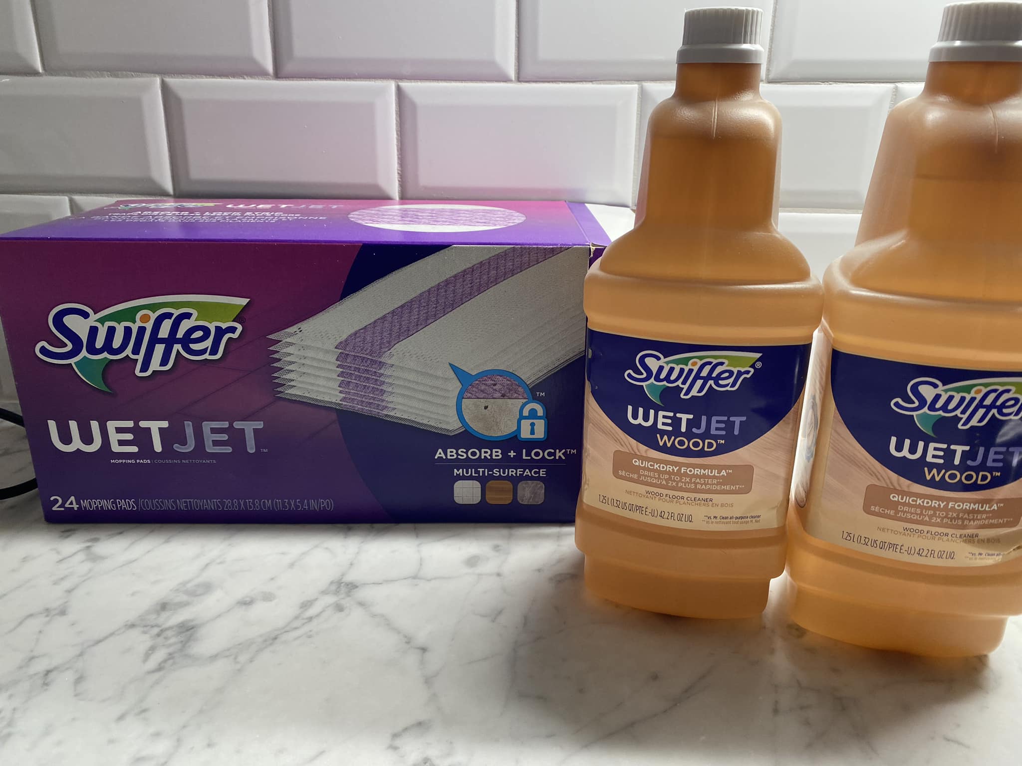 Swiffer WetJet Multi-Purpose and Hardwood Liquid Floor Cleaner Solution
