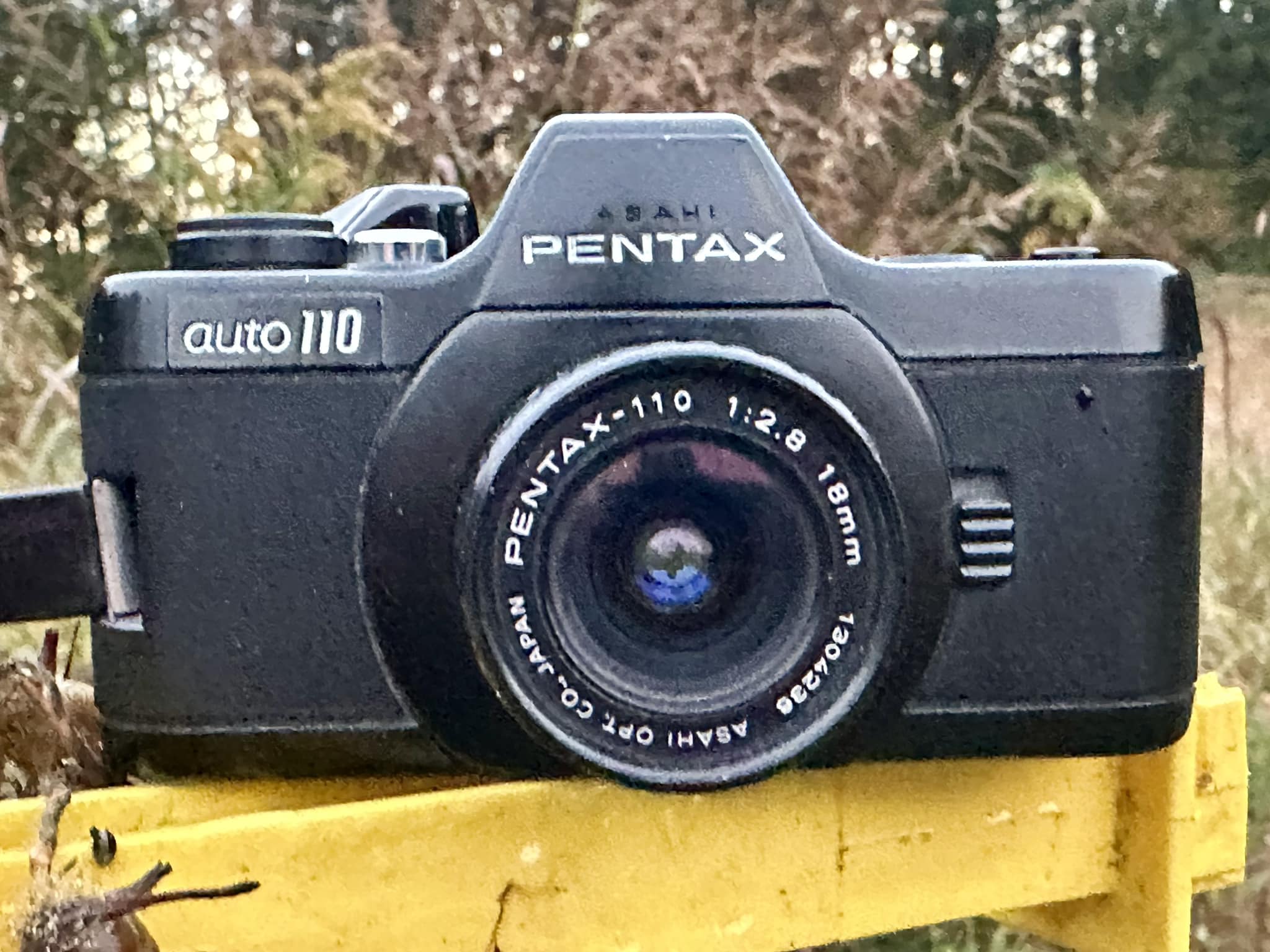 Today's camera from the collection is this Pentax Auto 110