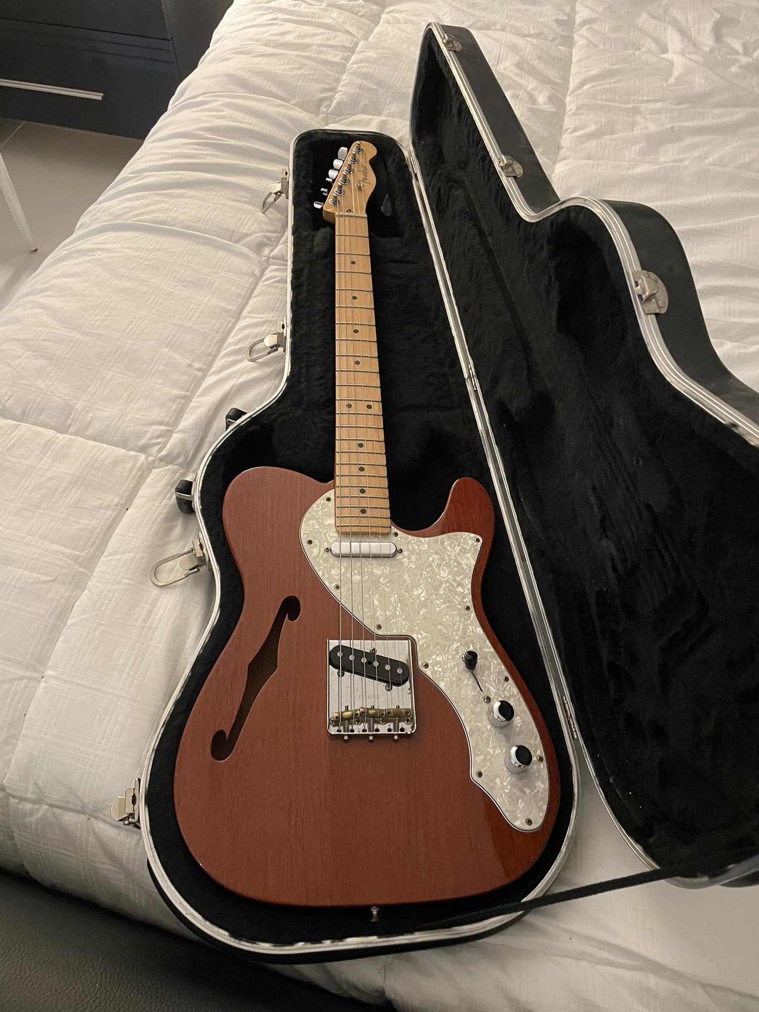 Upgraded 2000 Fender Telecaster Thinline with Cunife pickups