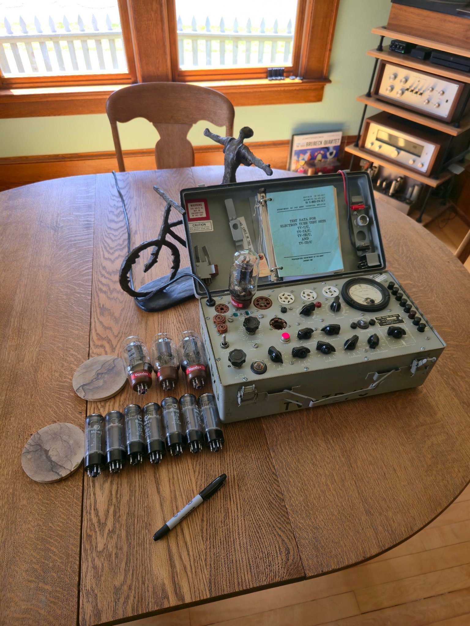 Upgraded to rebuilt tv-7d/u vacuum tube