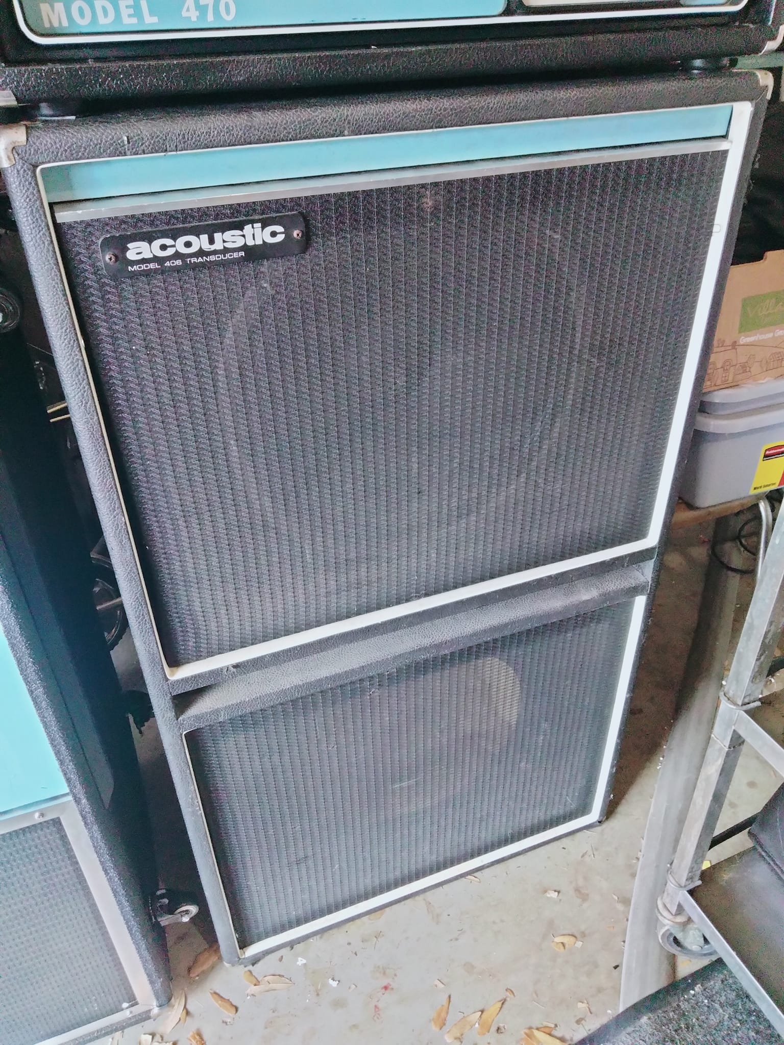 What is the model of the woofer in the Acoustic Control Corp 406 
